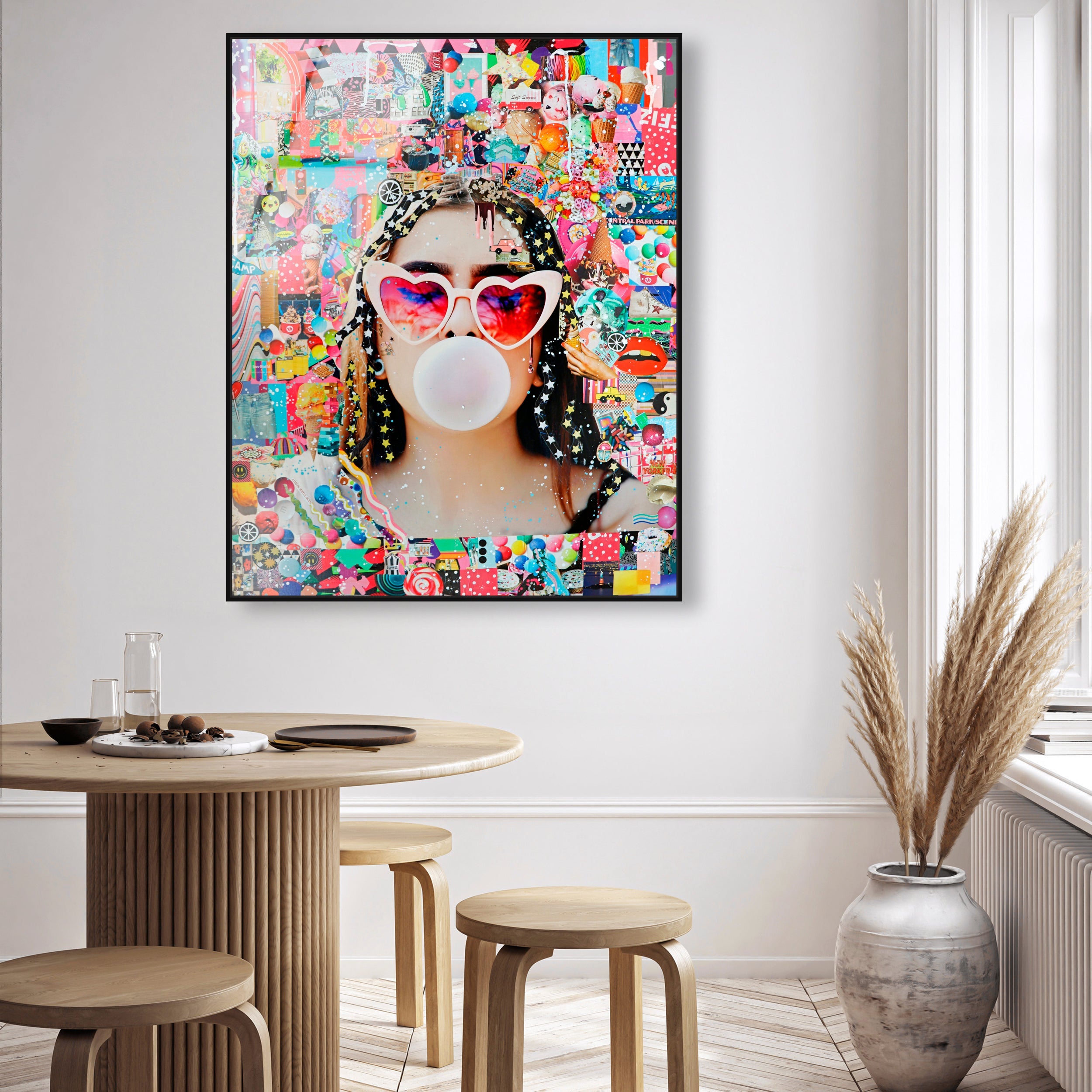 Bubble gum 絵画原画 アクリル画テクスチャーアート katy Hirshfeld - bubble gum | Wall Art by The Oliver Gal