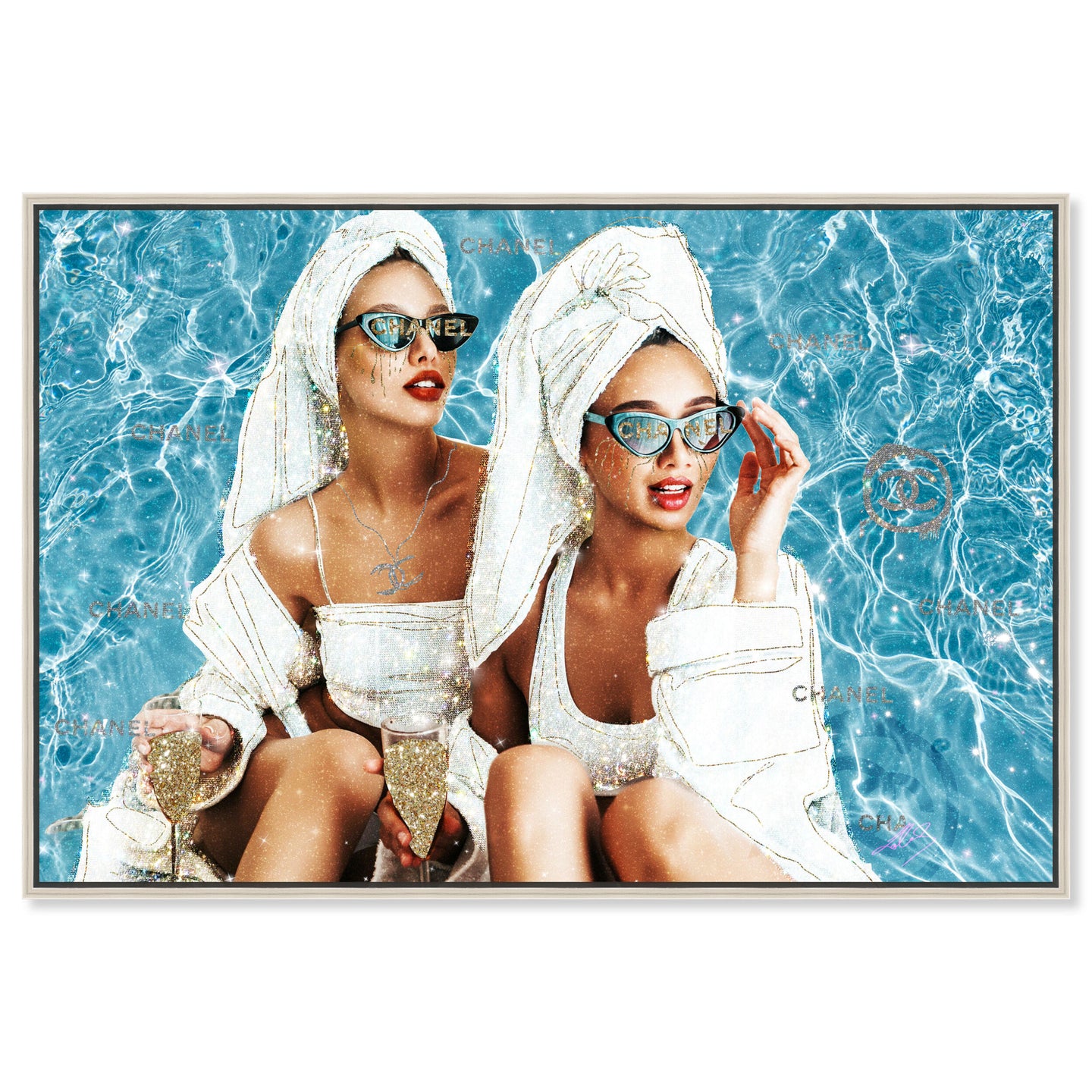 54x36/Framed Canvas/CFL