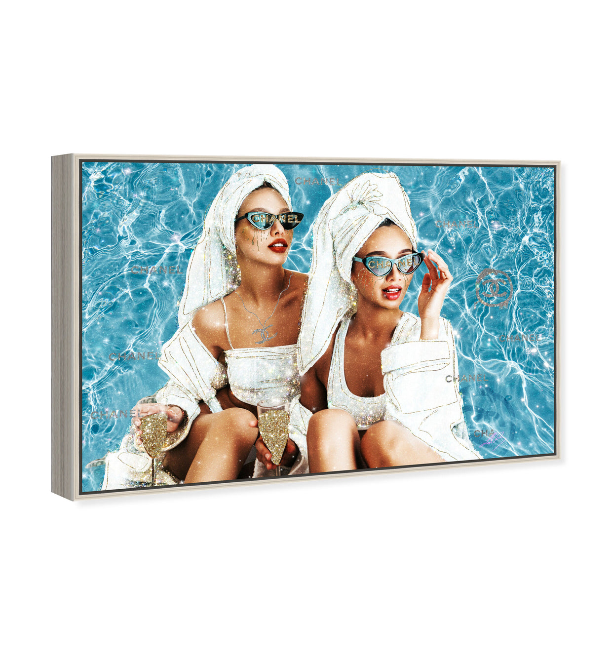 54x36/Framed Canvas/CFL