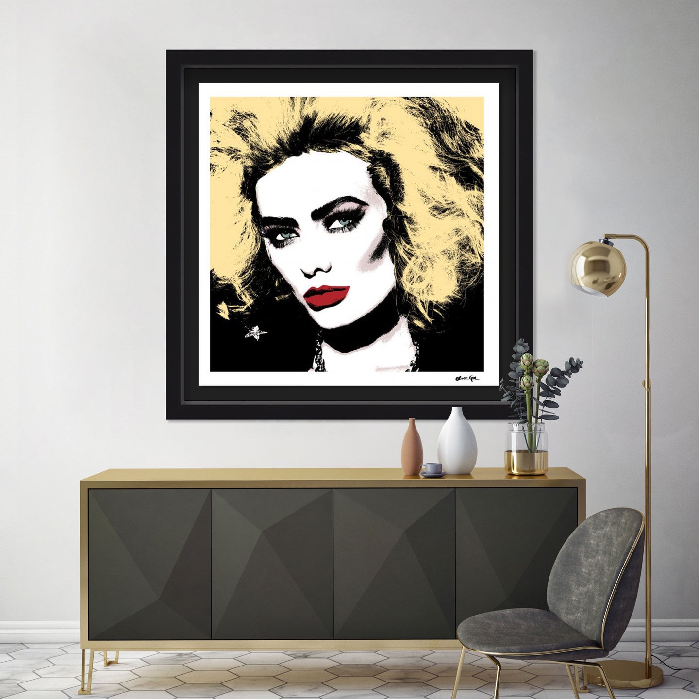 Discodiva 54 - Displayed in a shadowbox