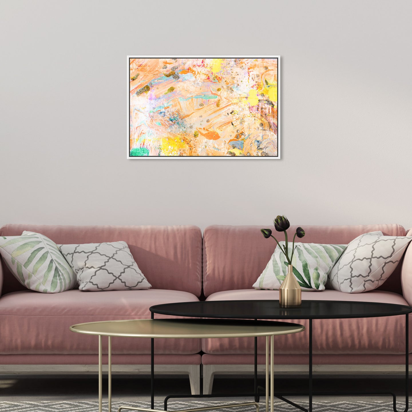 54x36/Framed Canvas/WFL