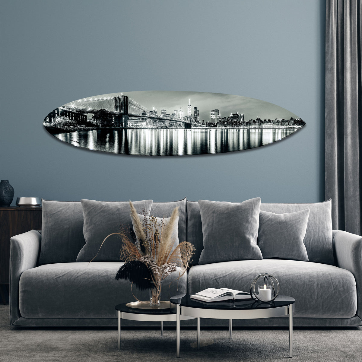 NYC Surfboard | Wall Art by The Oliver Gal