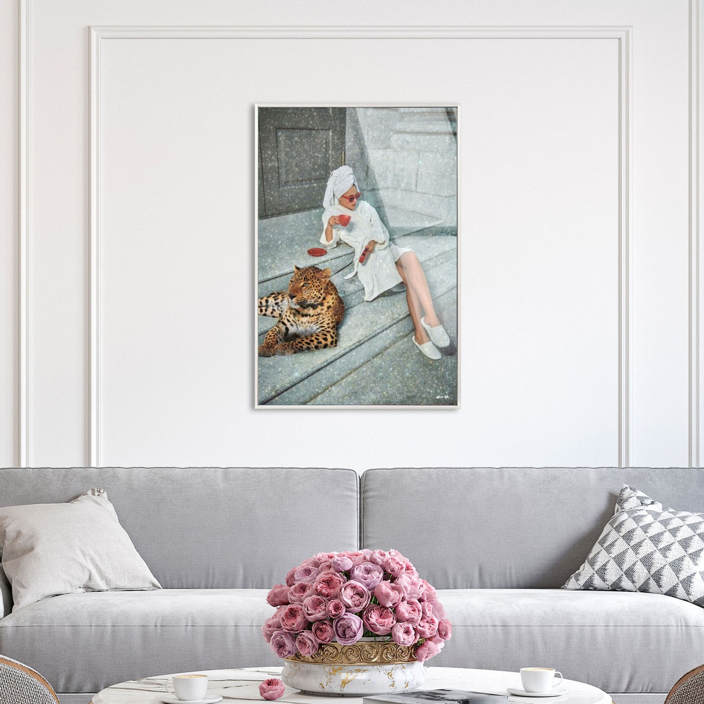 Morning Statement Coffee - Framed Acrylic Art