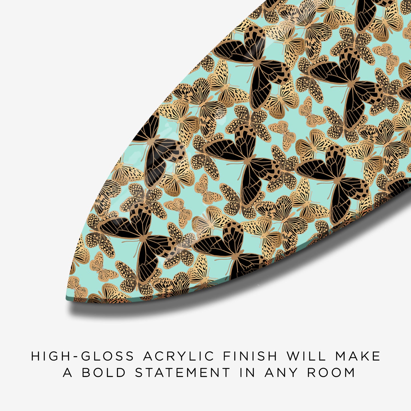Butterfly Pattern Surfboard