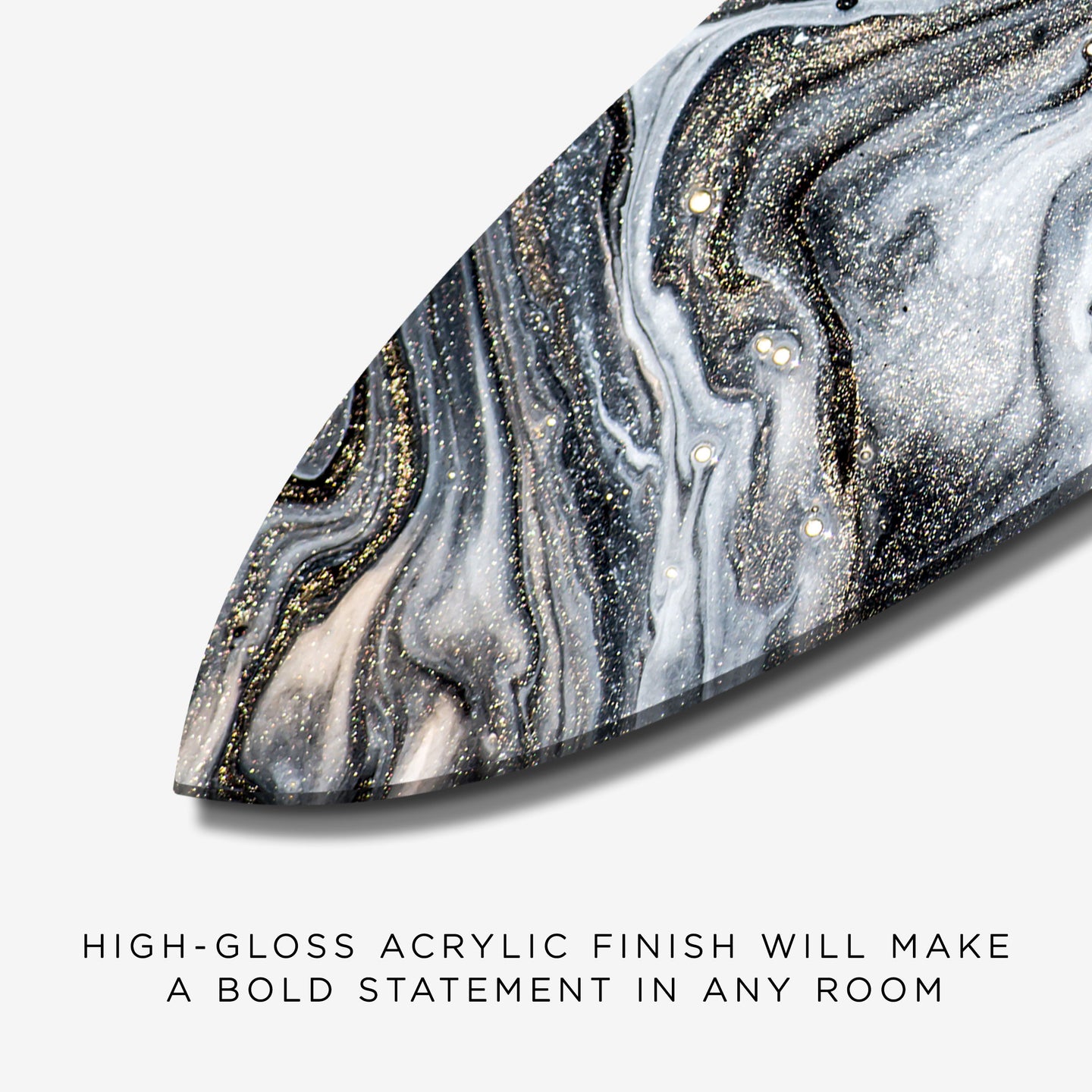 Marbled Gold Surfboard