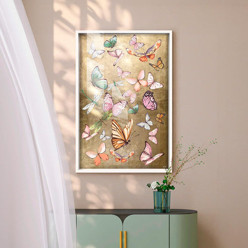 Oliver Gal 大きい 91x61cm Gold Diamonds Faded キャンバス Amazon.com: The Oliver Gal Artist Co. Infinite Glam Gold