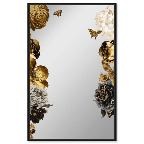 Golden Floral Love Mirror