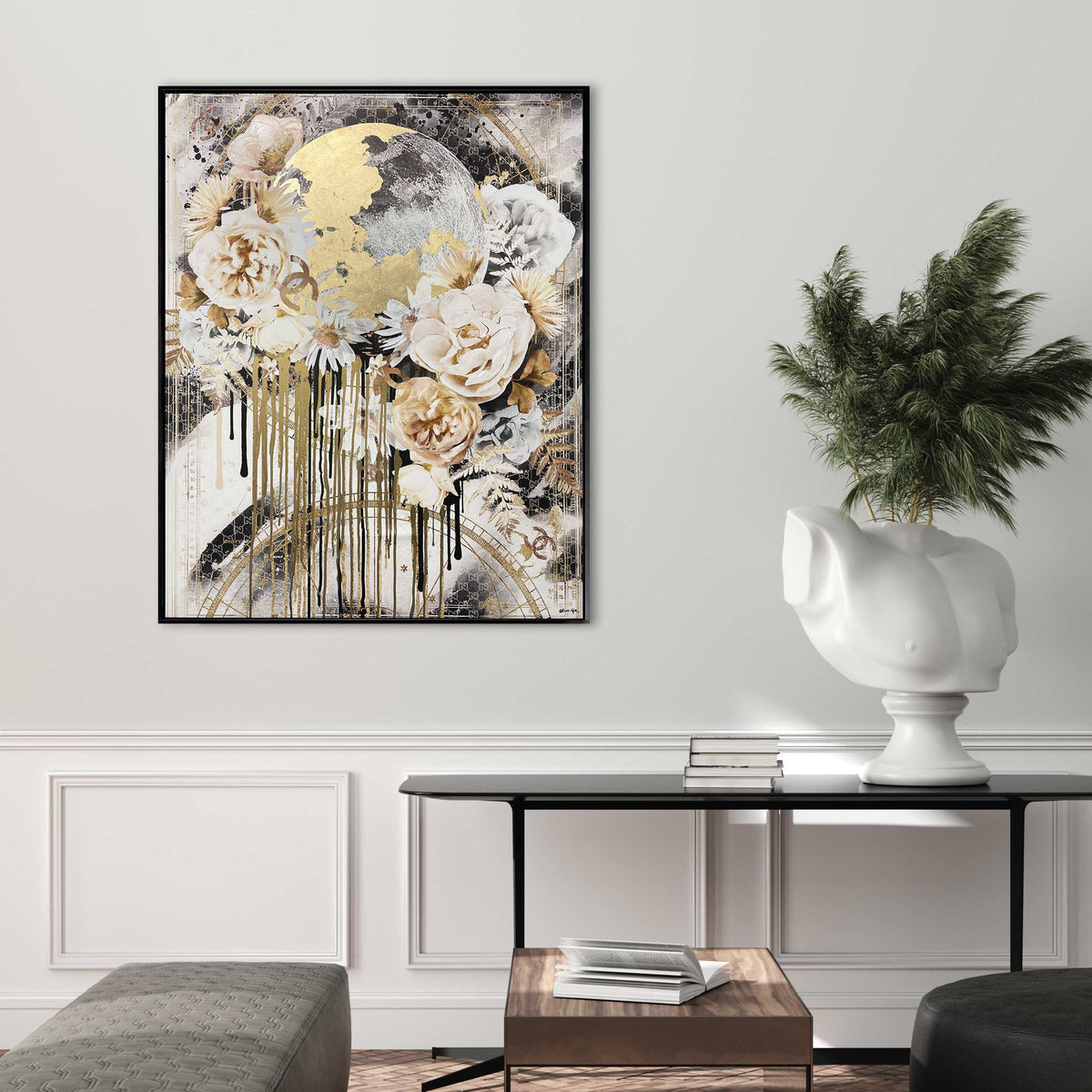 Celestrial Floral | Fashion and Glam Wall Art by The Oliver Gal