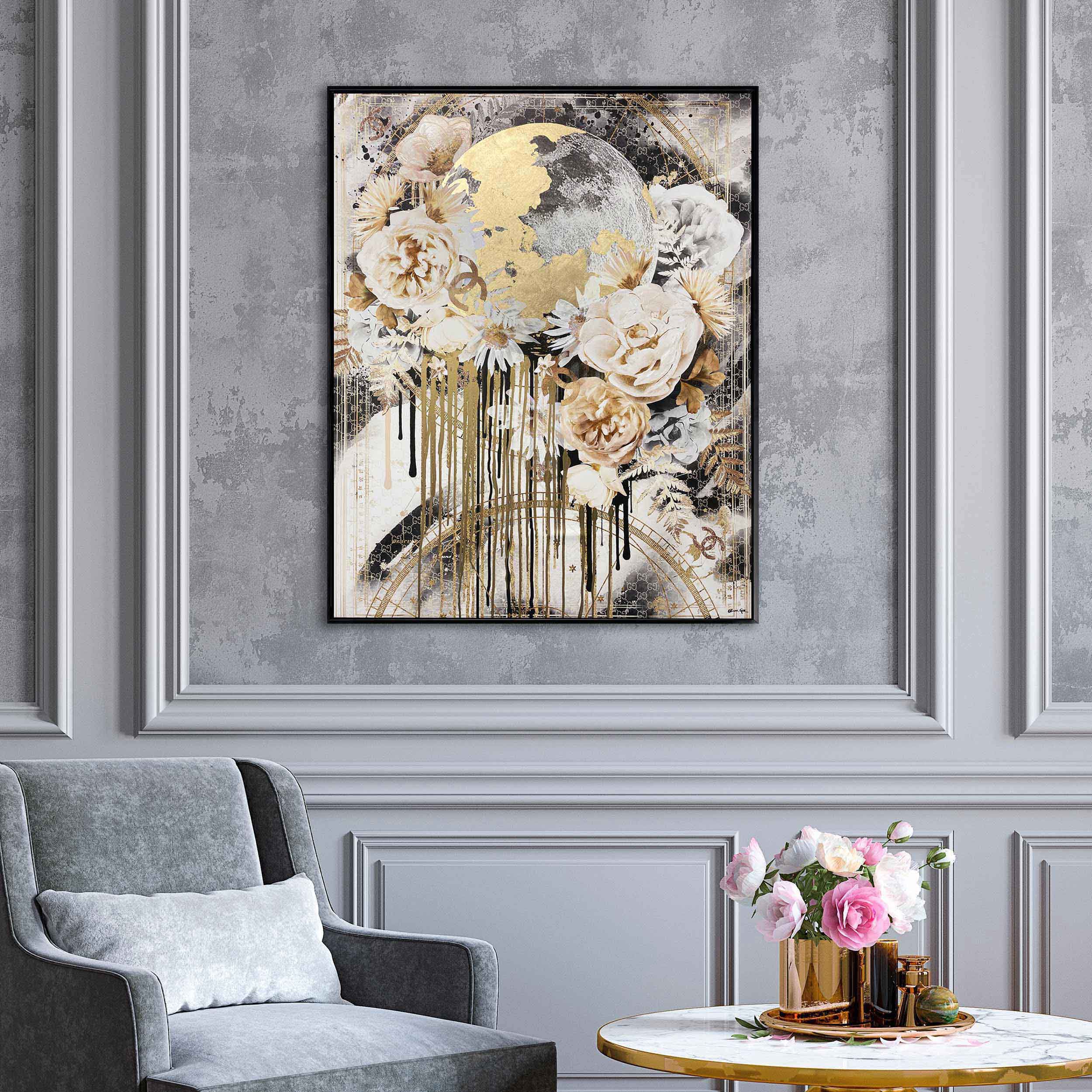 Celestrial Floral | Fashion and Glam Wall Art by The Oliver Gal