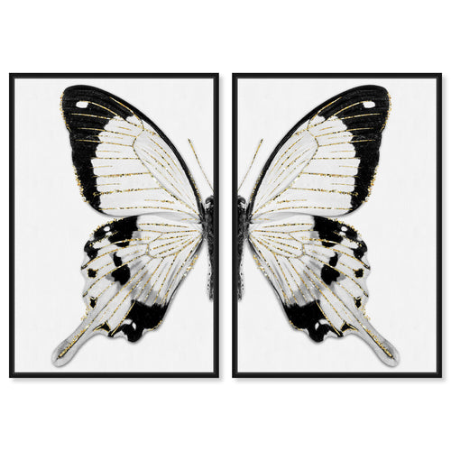 Monochrome Butterfly SET