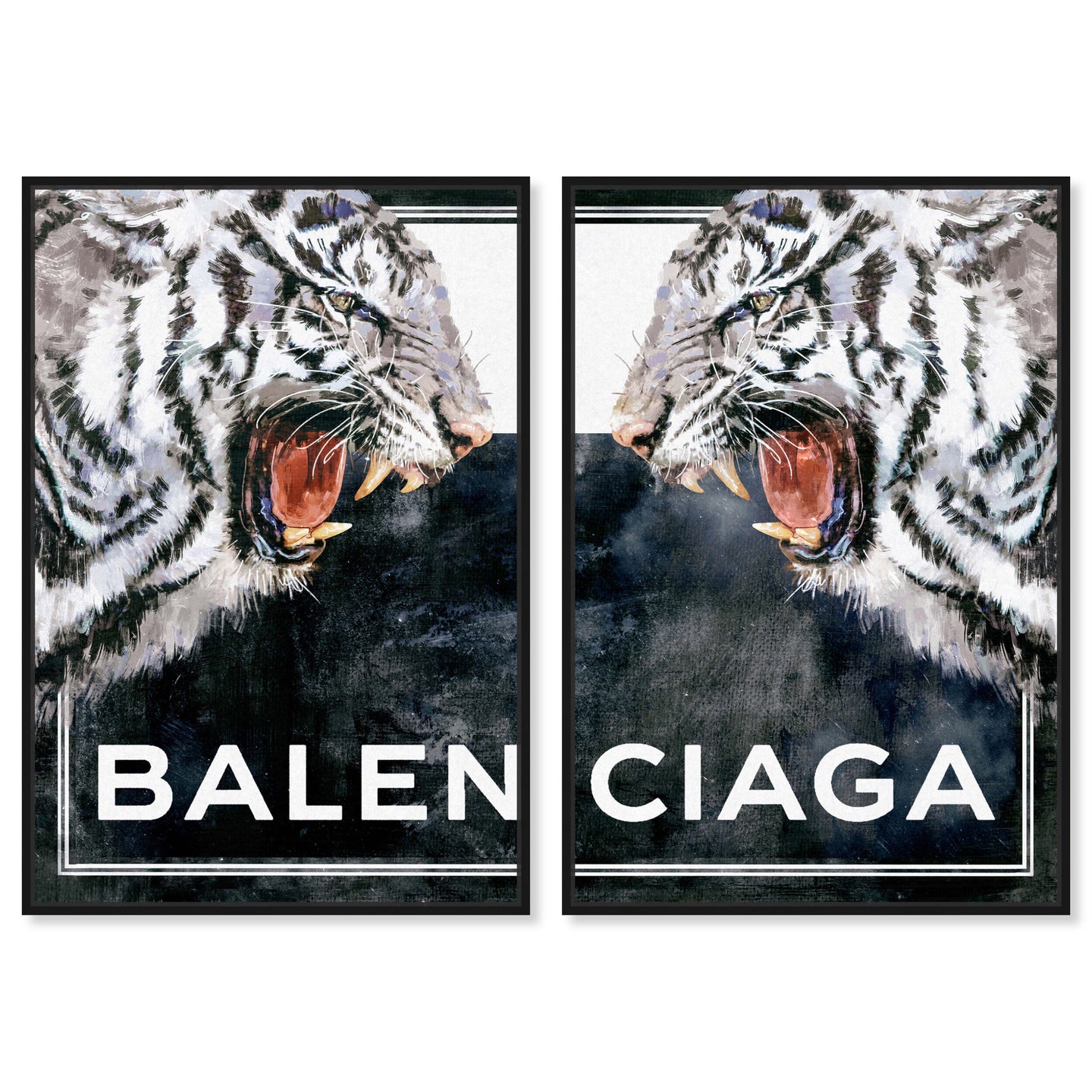 Tiger Effect Symbol SET - Displayed in a Floating Frame