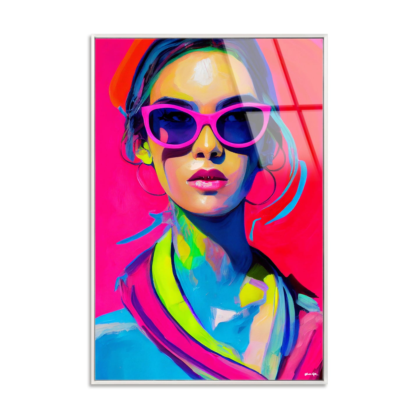 Neo Elegance - Framed Acrylic Art