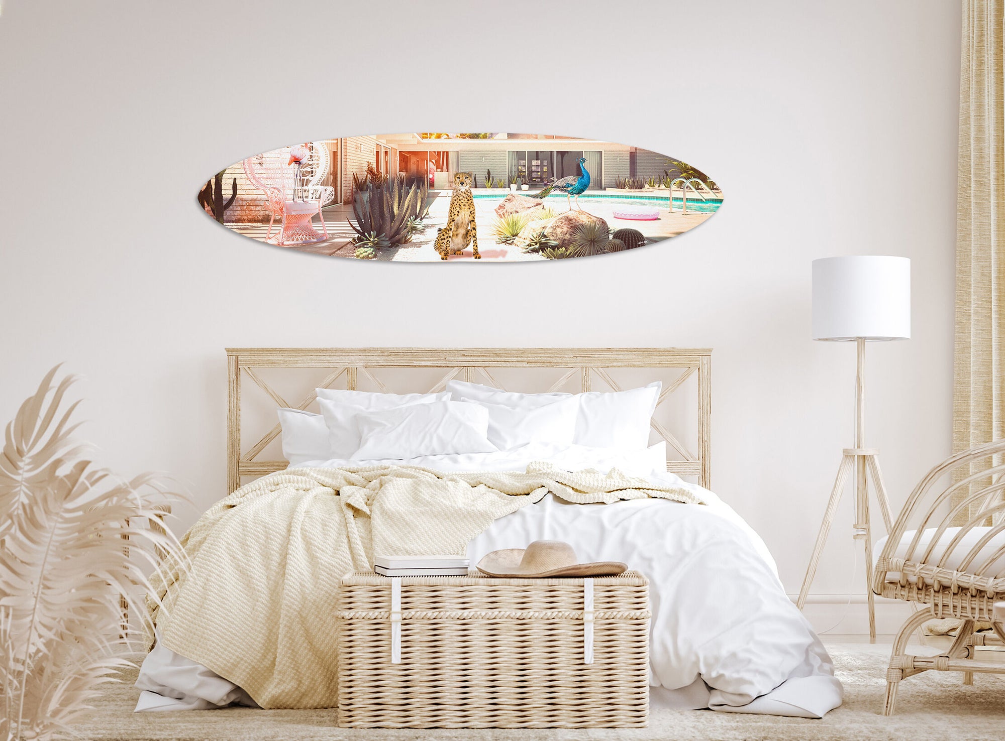 Palm Springs Crew - Decorative Acrylic Surfboard