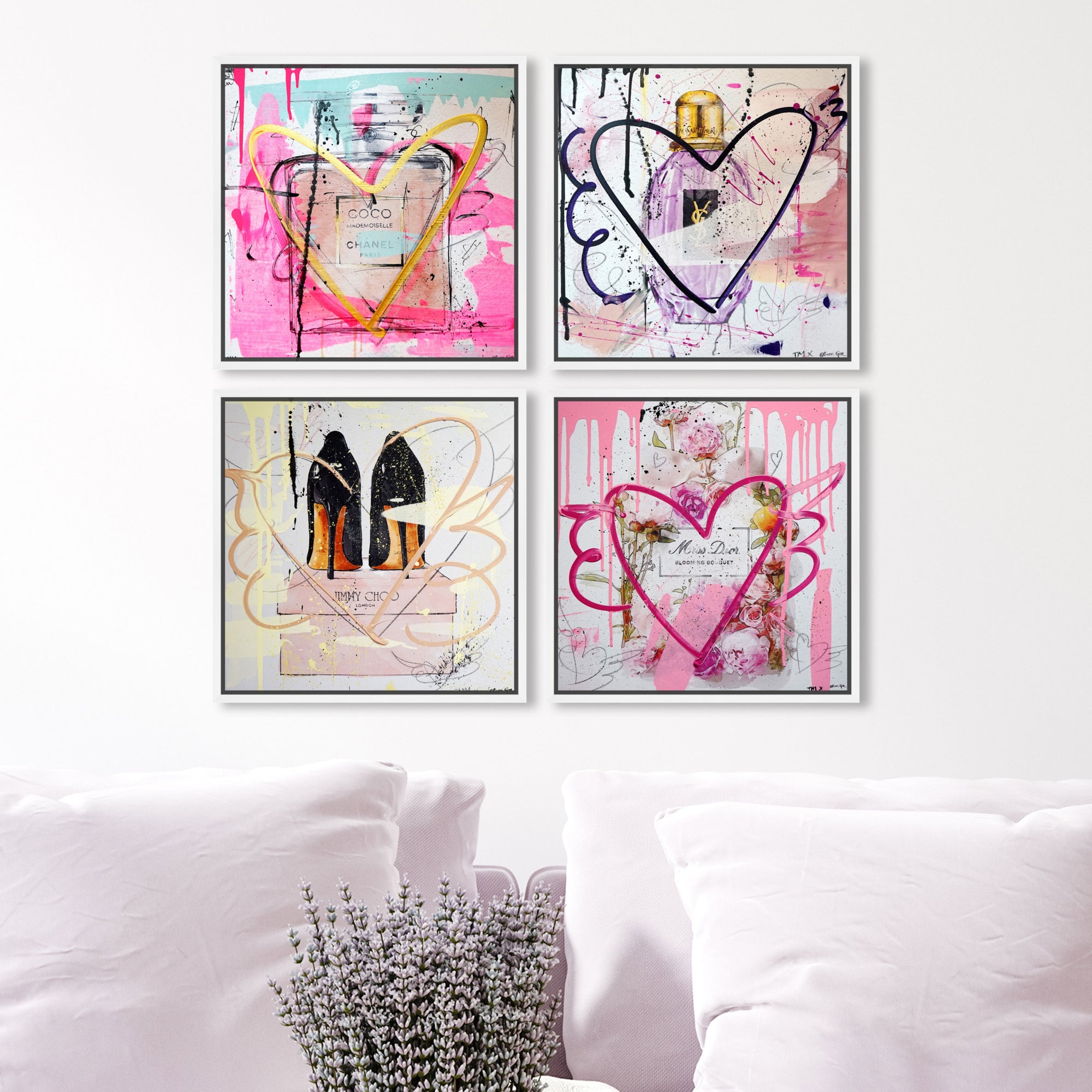 Remix Assets Piece Set Fashion Wall Art Oliver Gal