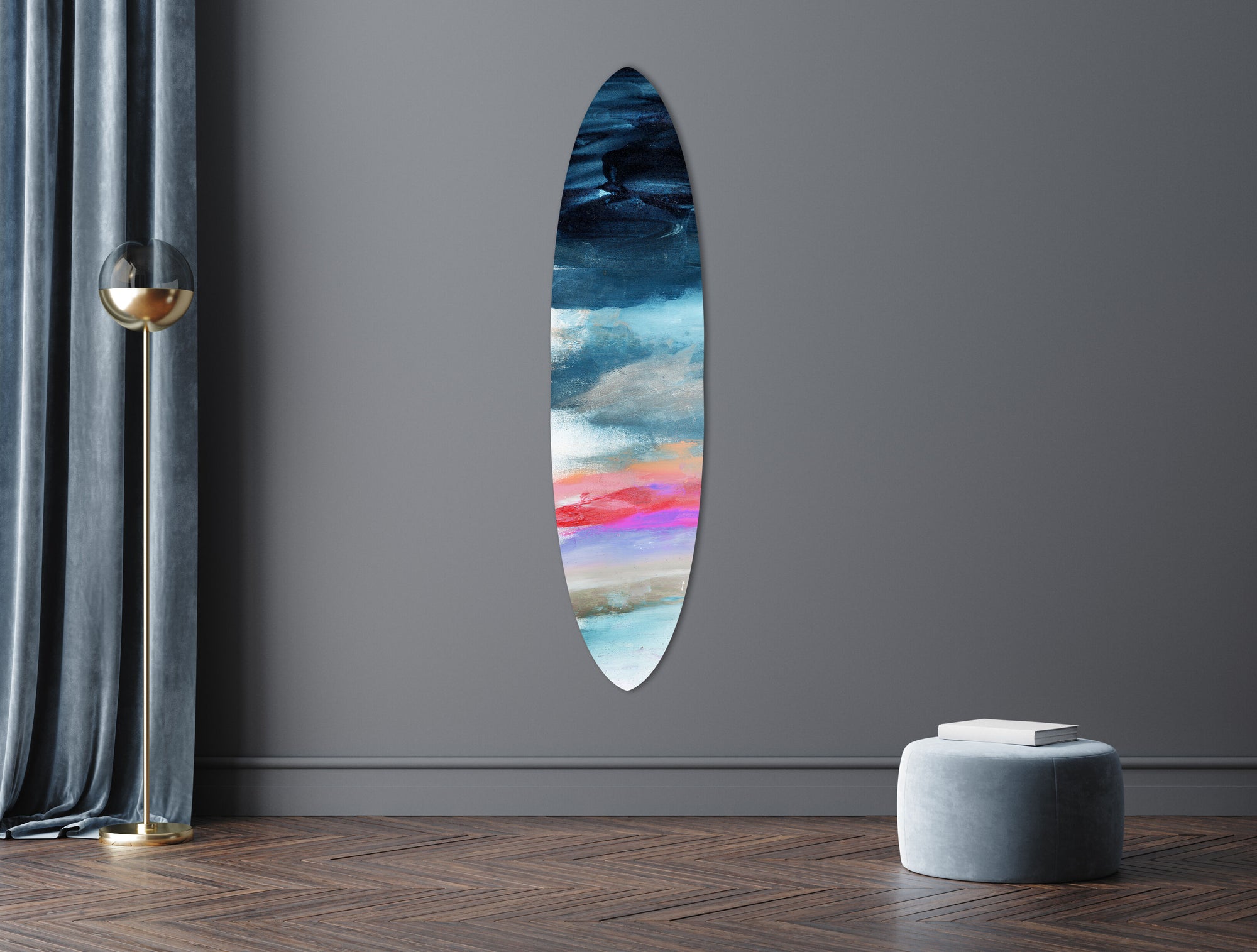 Parque del Retiro - Decorative Acrylic Surfboard