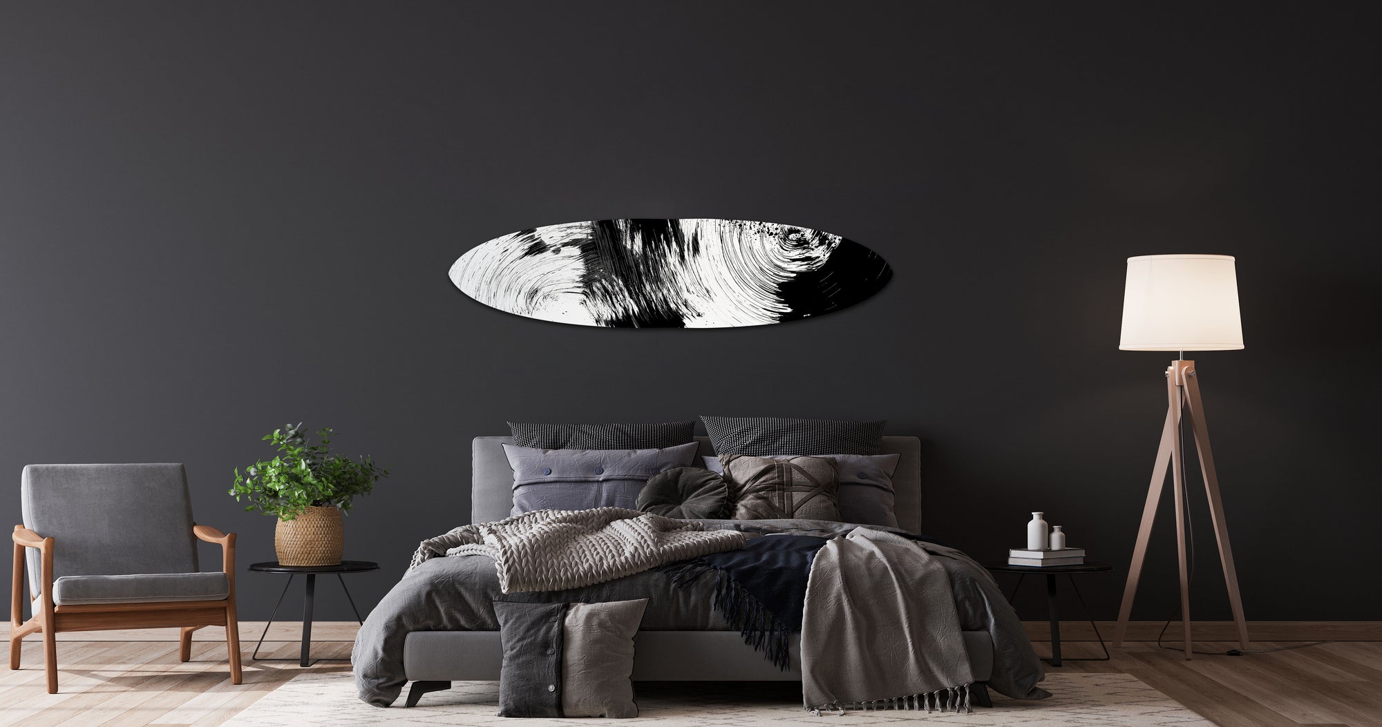 Passing Strides - Decorative Acrylic Surfboard