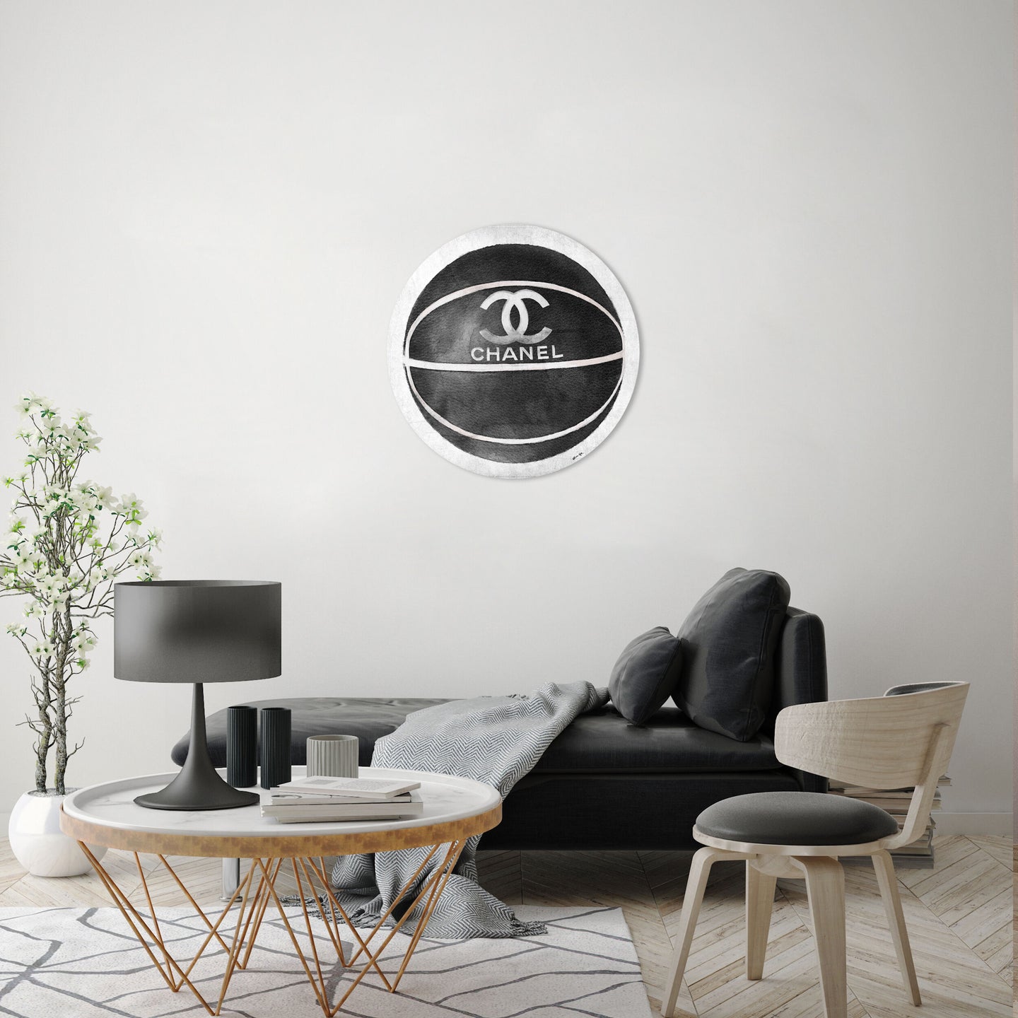 Fashion Basketball - Round Acrylic Art