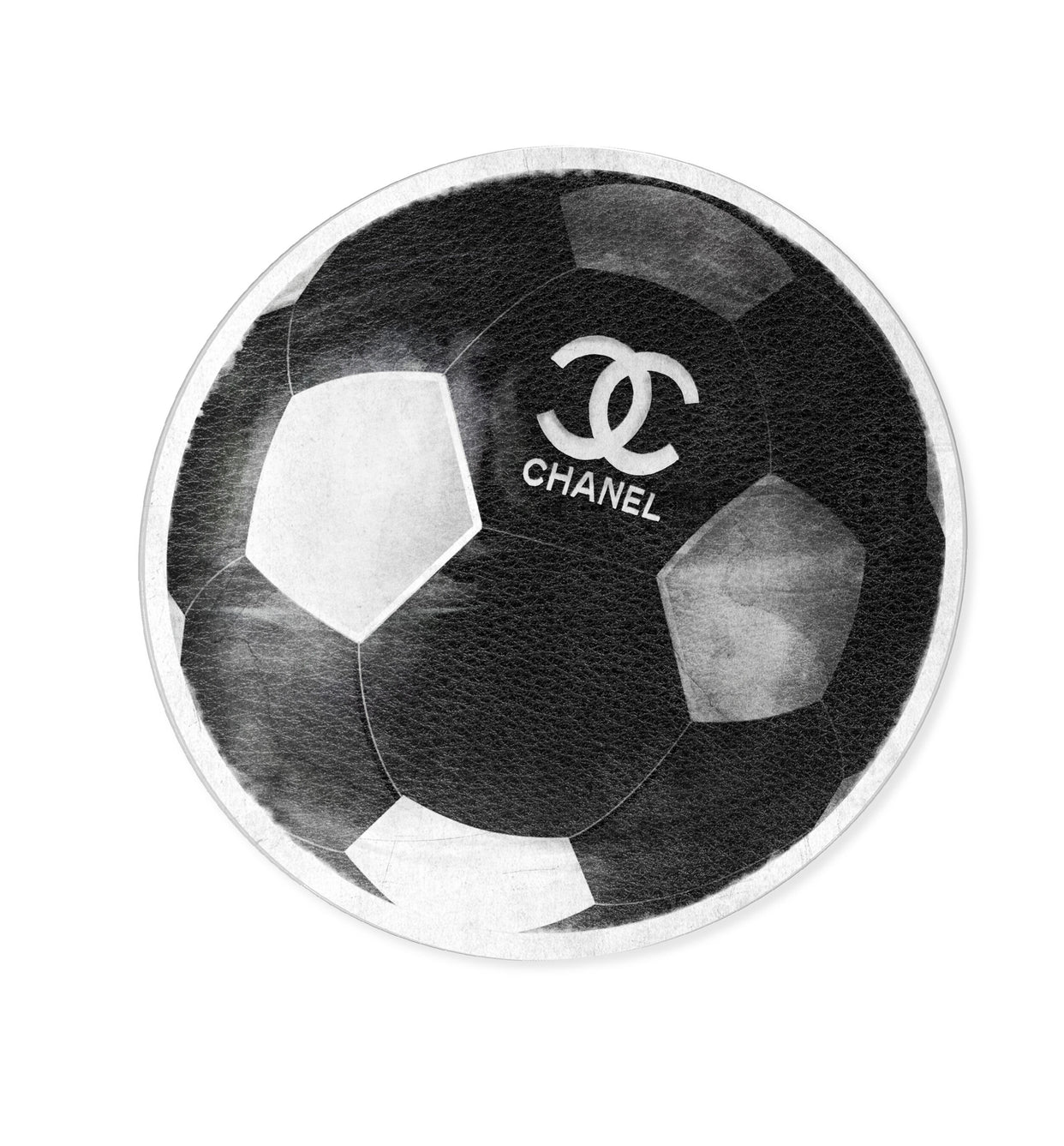 Fashion Soccer Ball - Round Acrylic Art