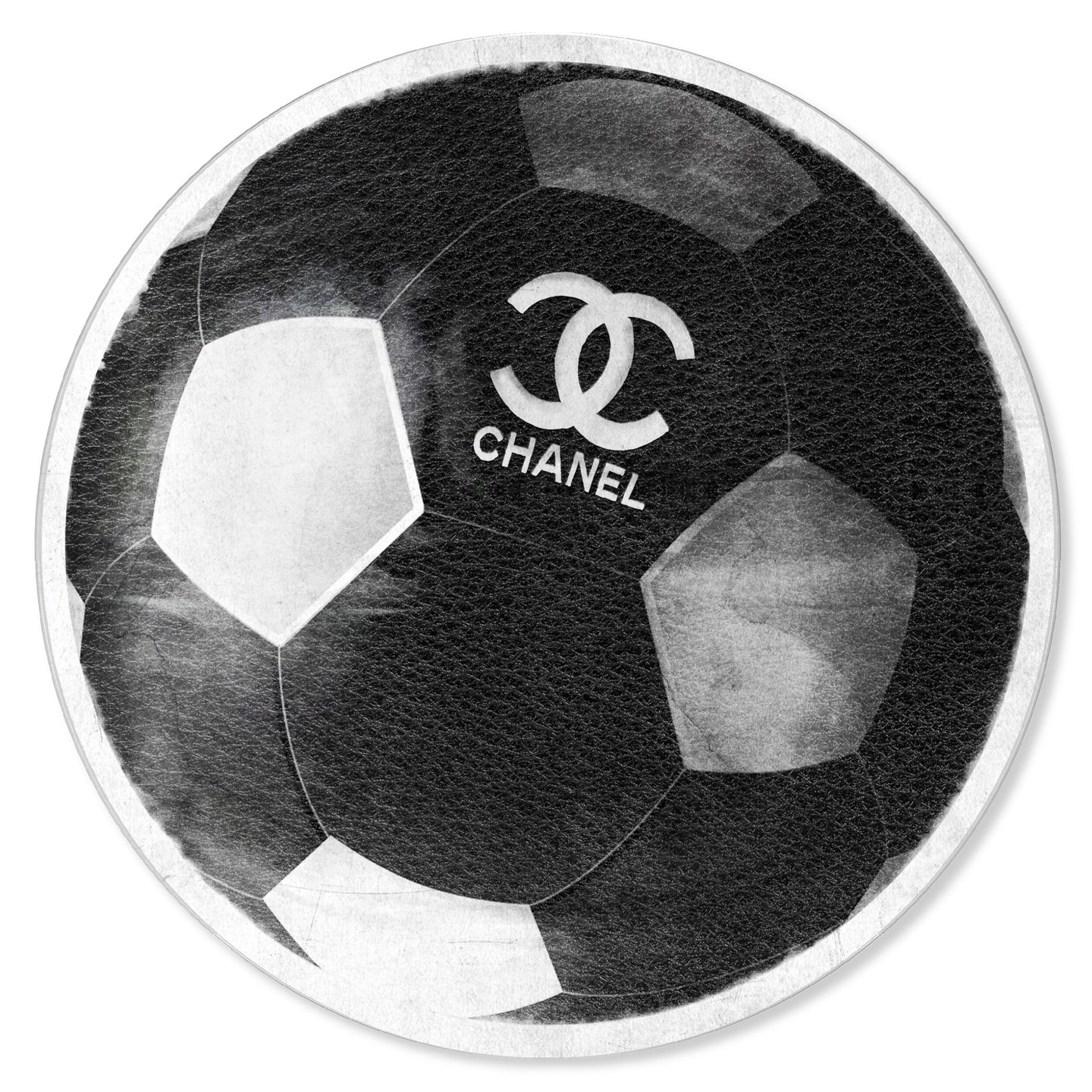 Fashion Soccer Ball - Round Acrylic Art