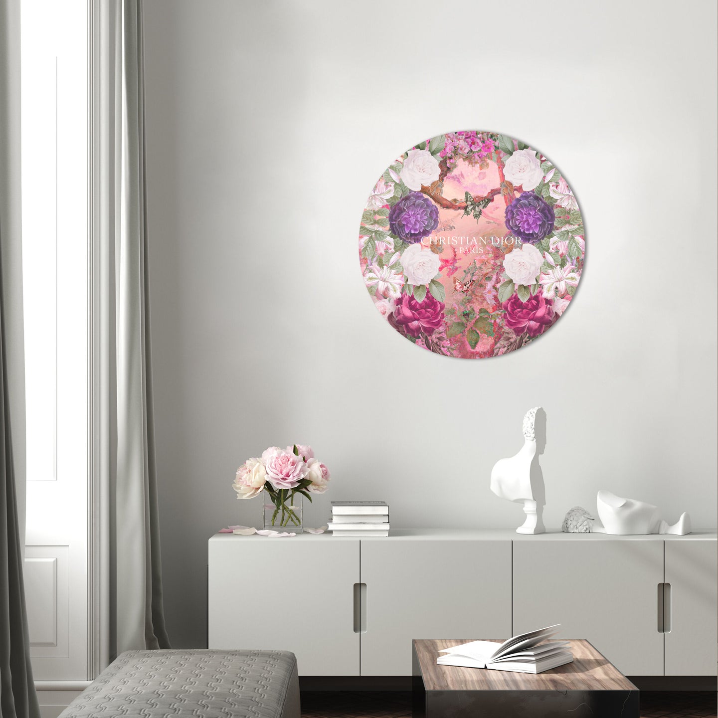 SUPERFLUOUS JUNGLE - ROUND ACRYLIC ART