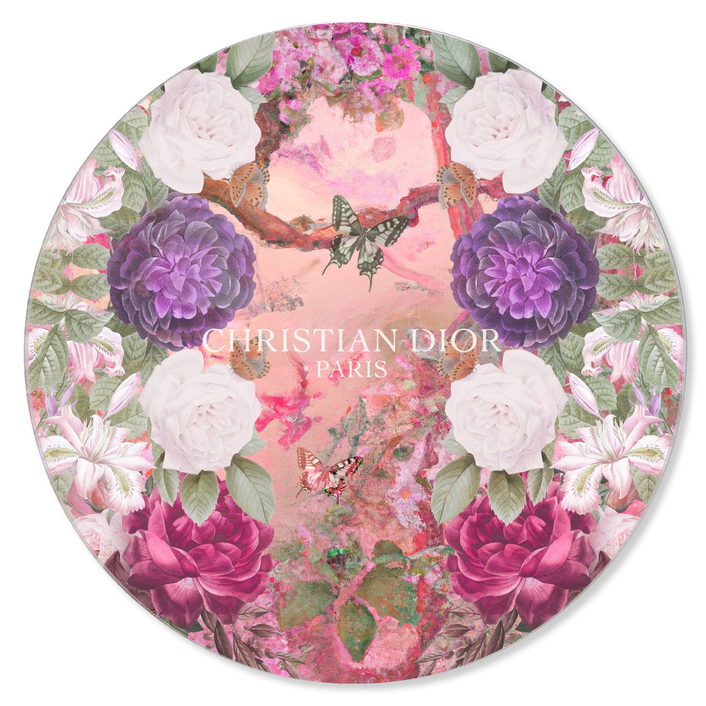SUPERFLUOUS JUNGLE - ROUND ACRYLIC ART