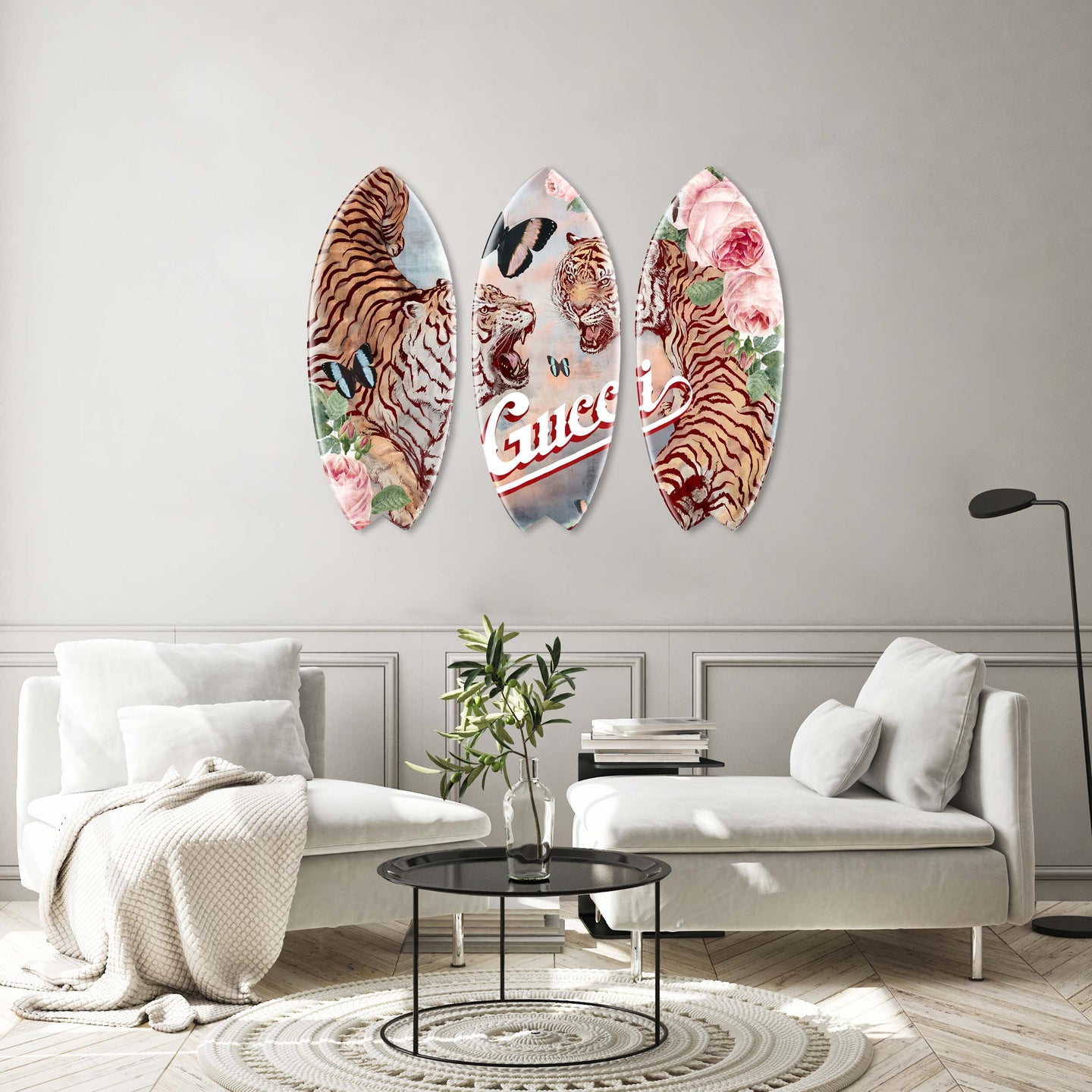 Parma Tiger Skimboard- 3 Piece Set