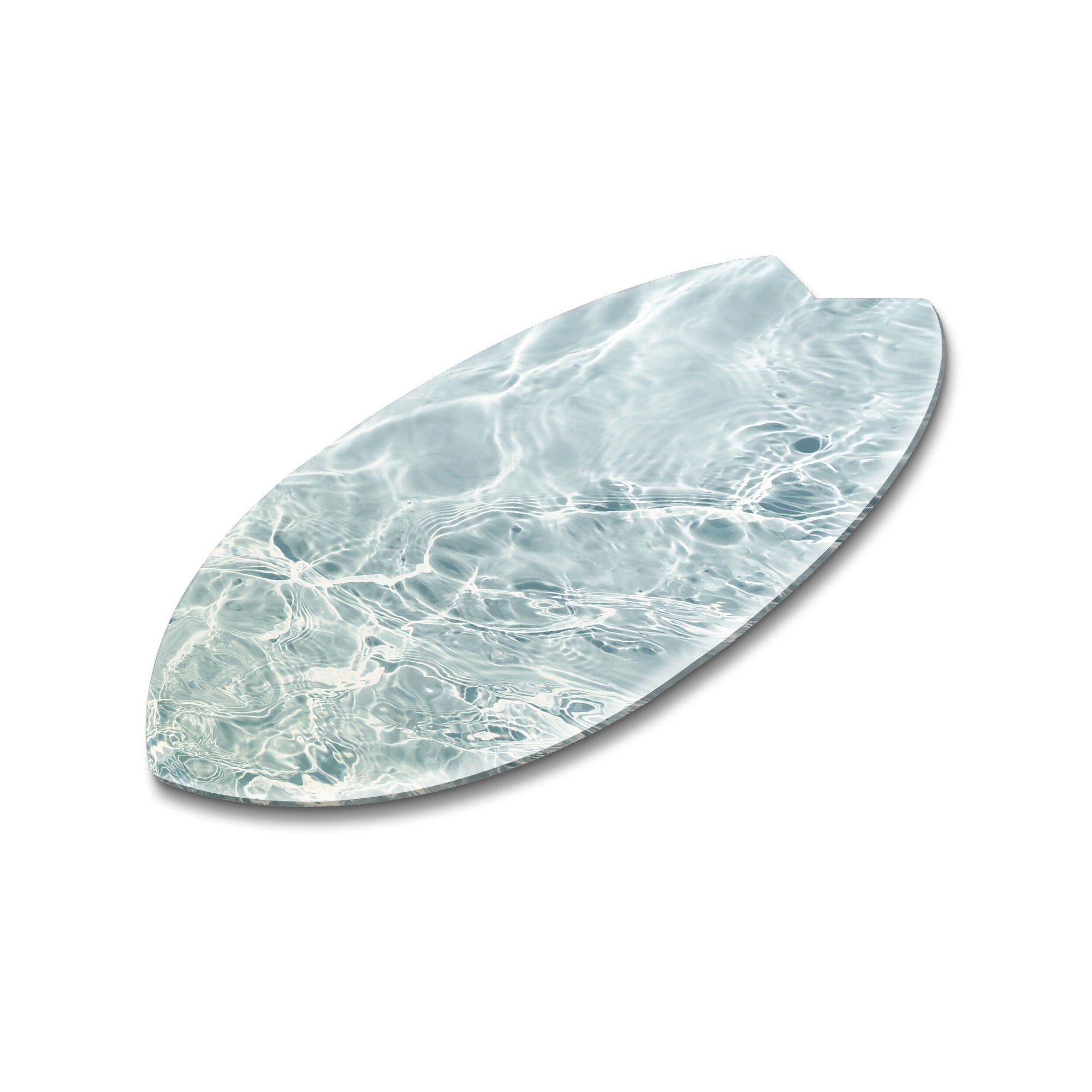 Calming Waves Clear Skimboard