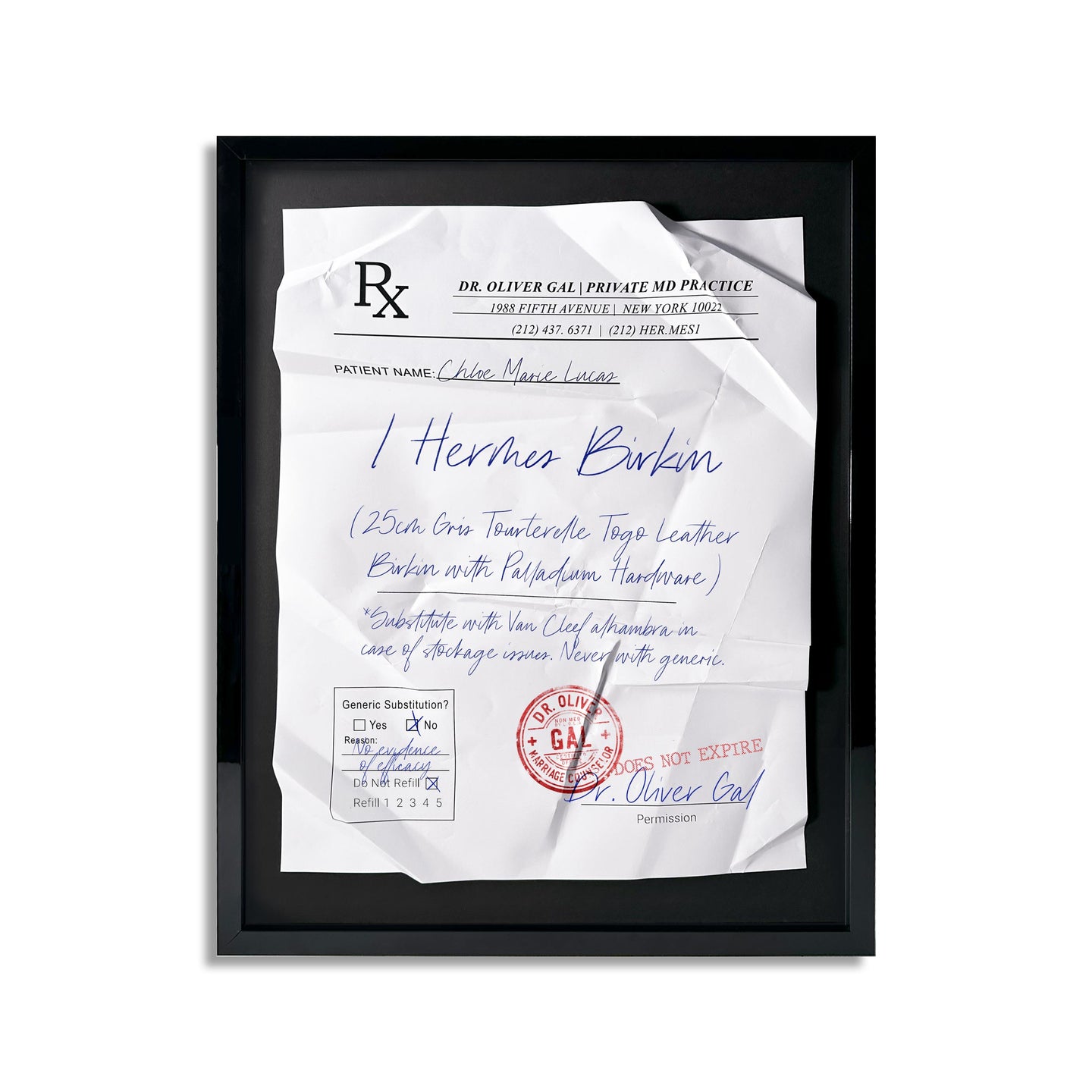 Rx-Mandatory Prescription - Personalize It