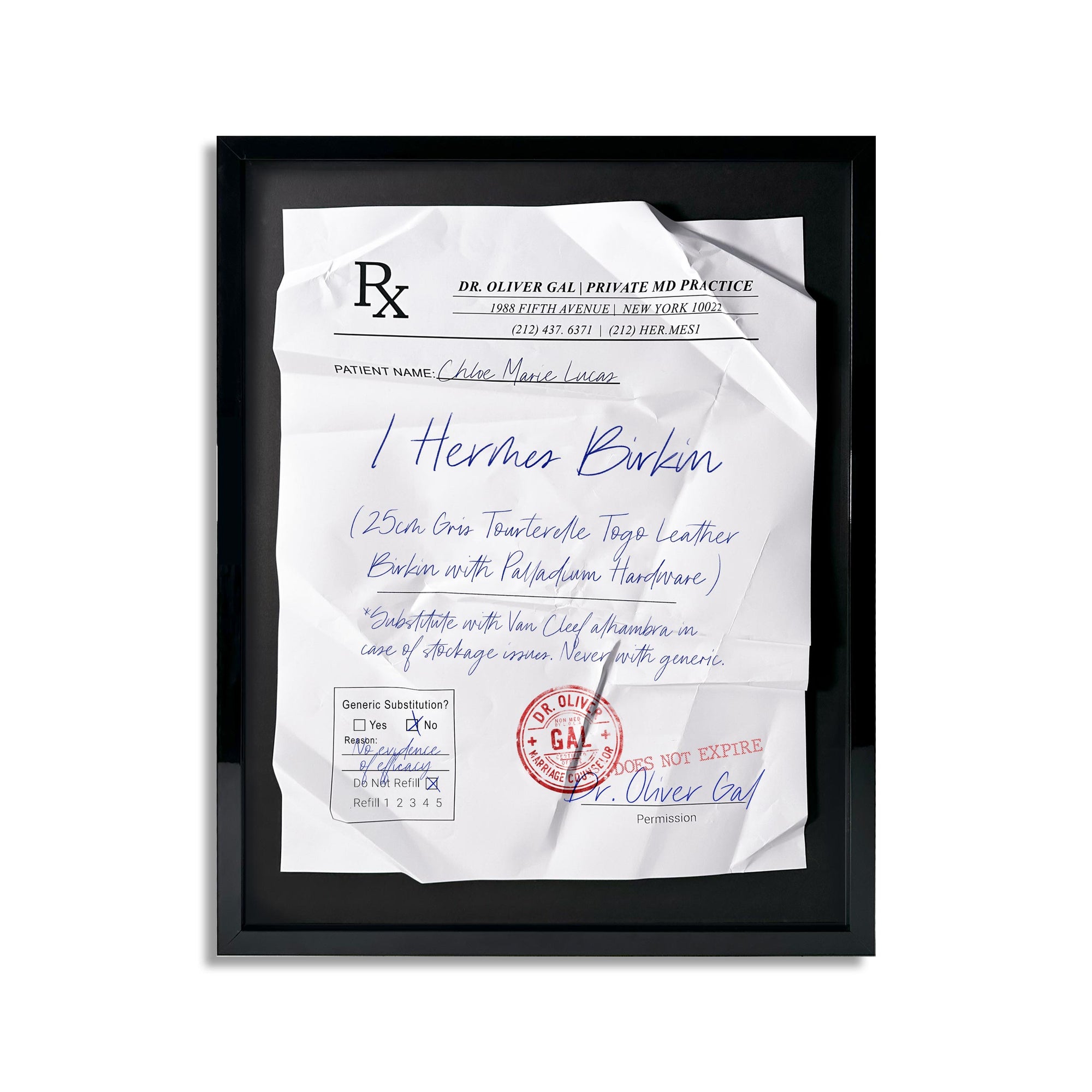 Rx-Mandatory Prescription - Personalize It