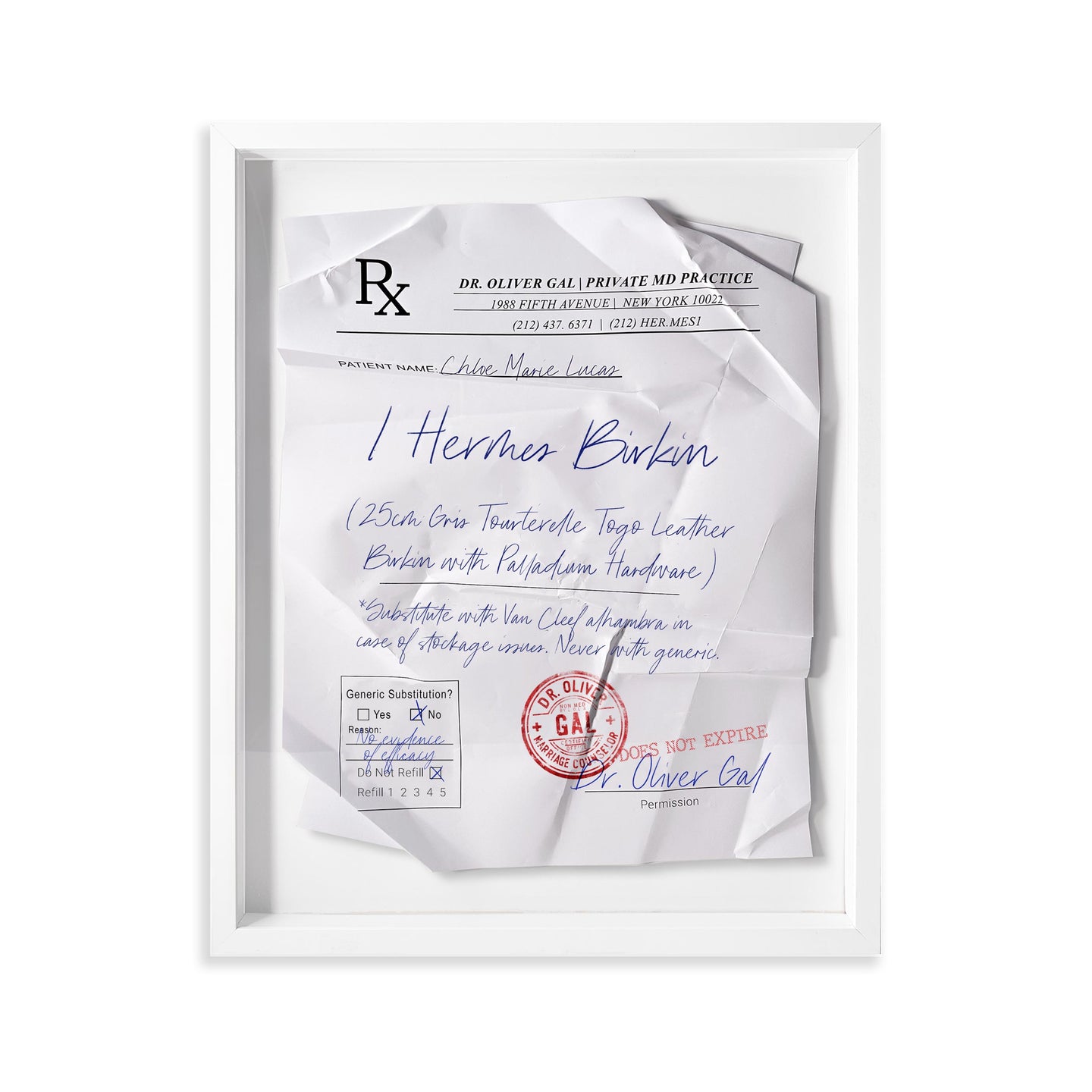 Rx-Mandatory Prescription - Personalize It