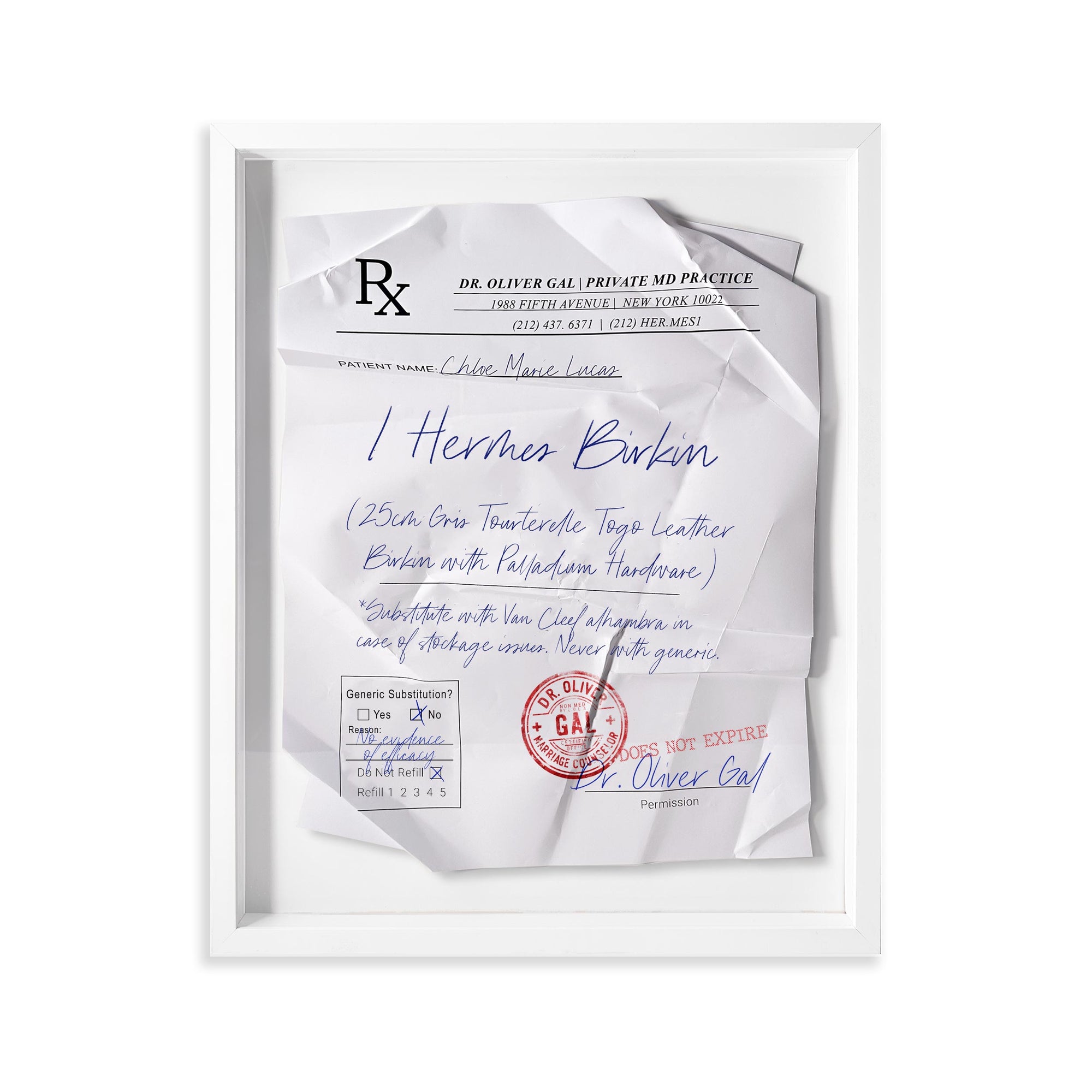 Rx-Mandatory Prescription - Personalize It