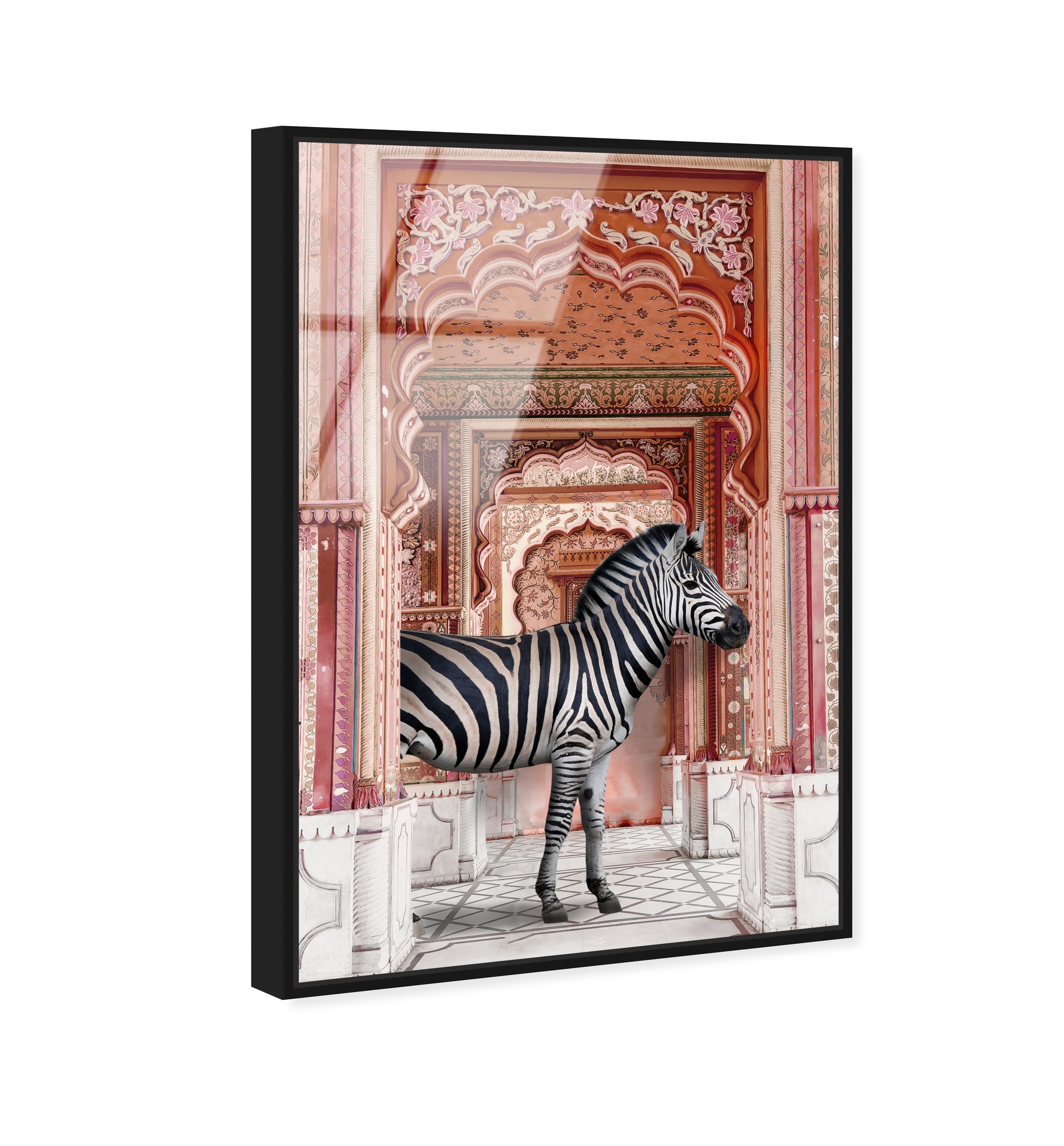 Zebra Destination Arch Animal Wall Art Oliver Gal
