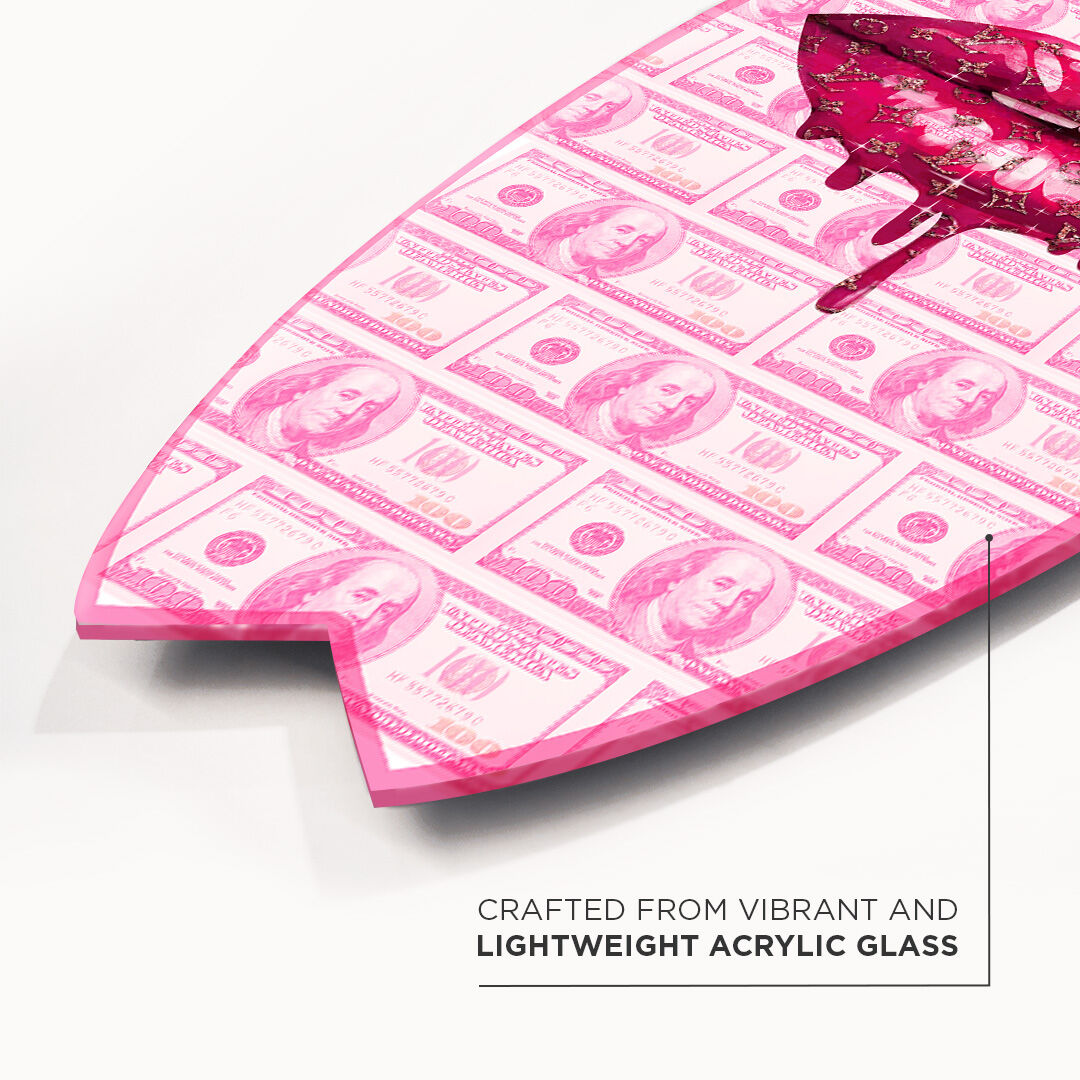 Doll Money Talk Lips Skimboard - 2 Piece Set