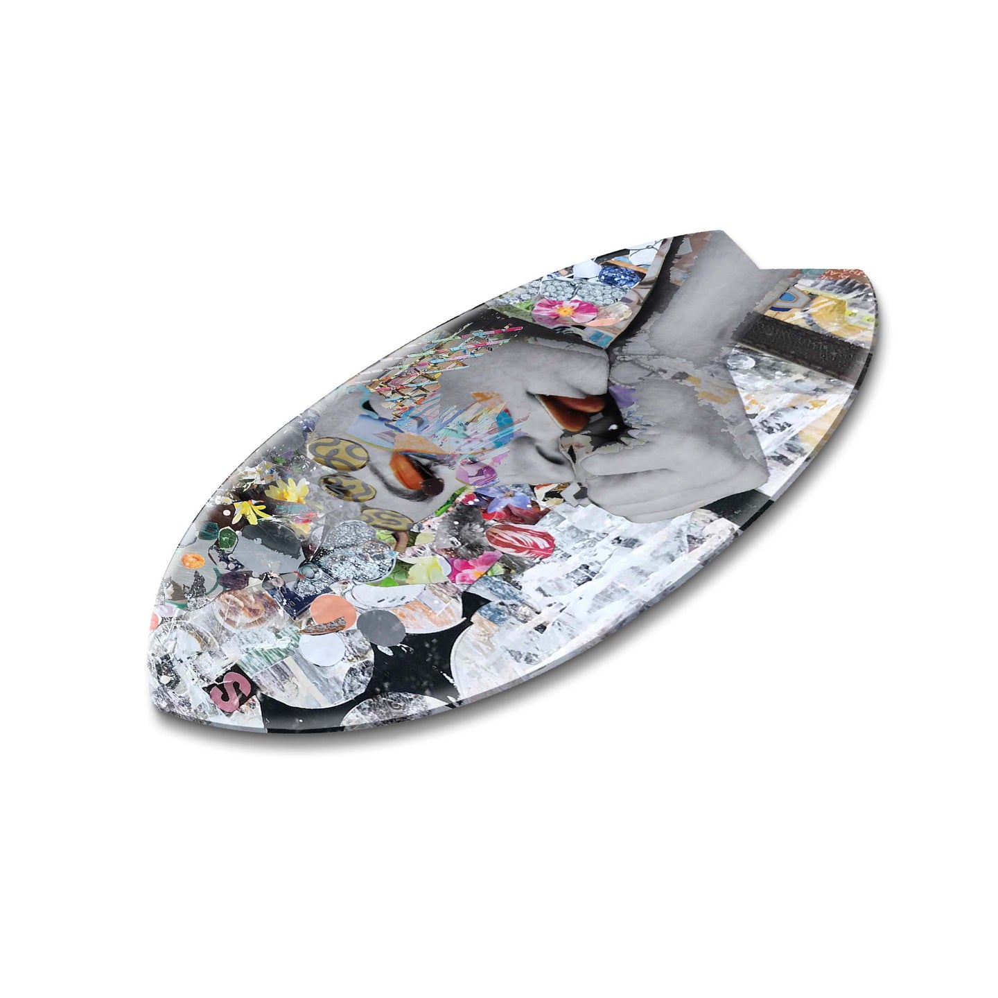 Katy Hirschfeld - Floral Gaze II Skimboard