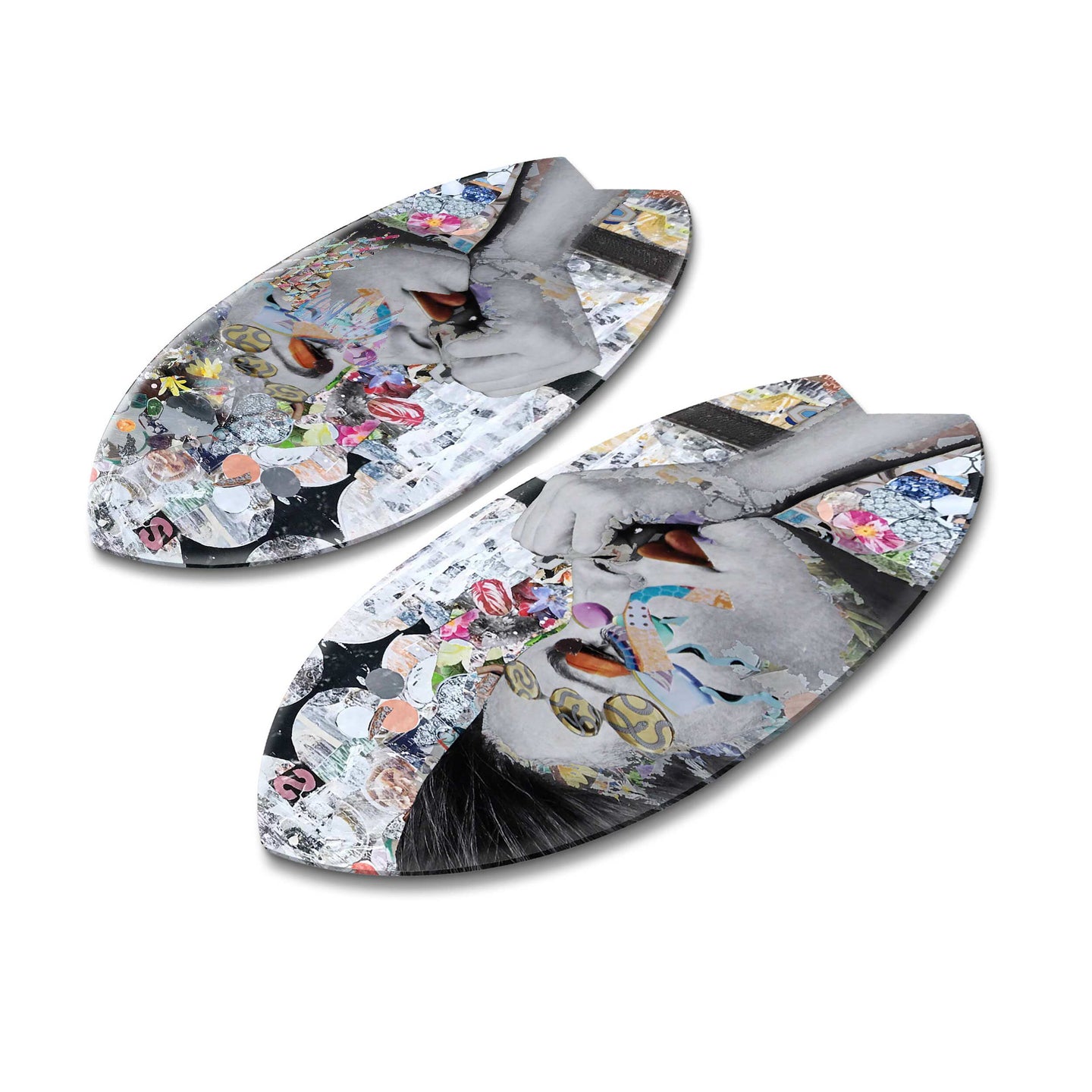 Katy Hirschfeld Double Floral Gaze Skimboard SET