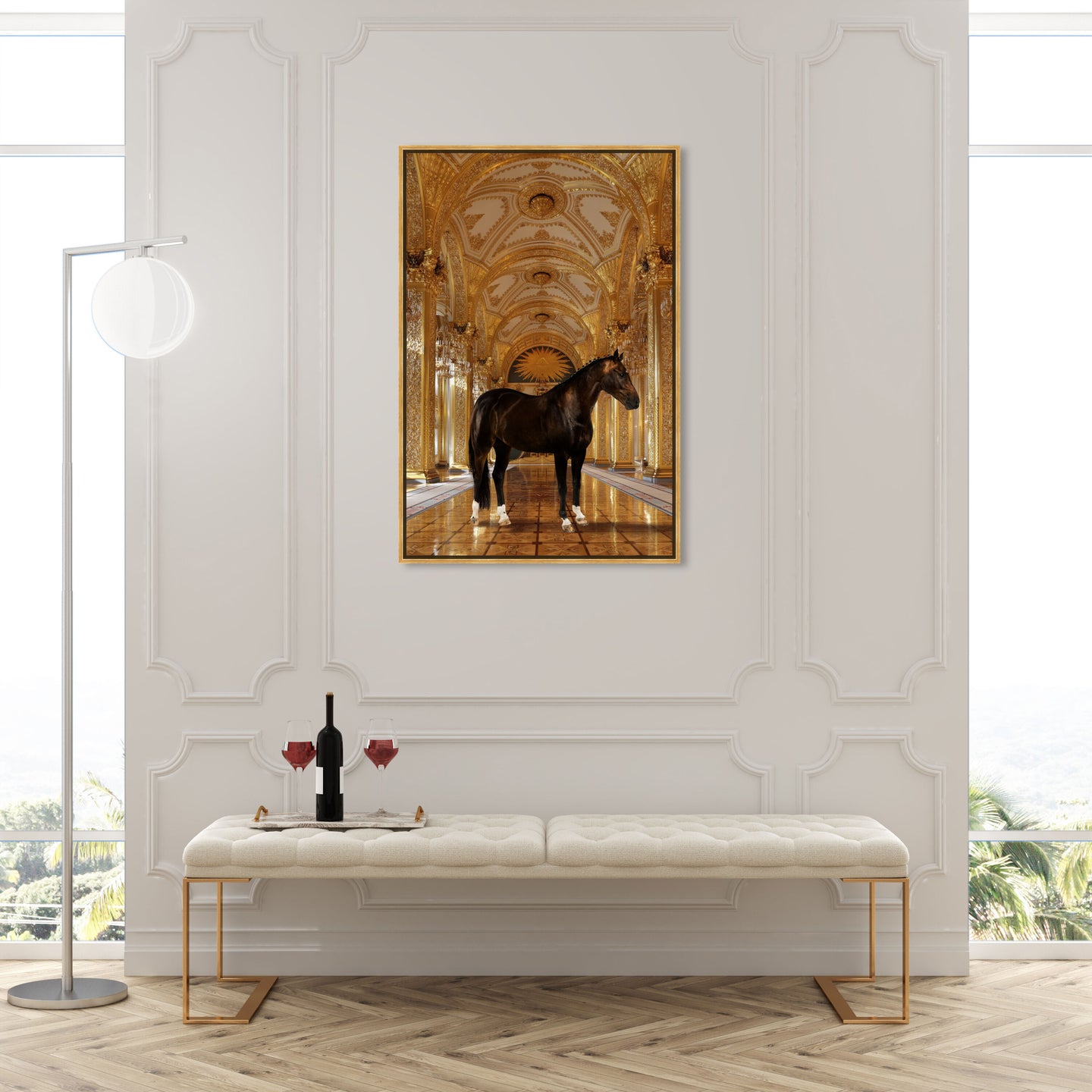 36x54/Framed Canvas/PSGLD