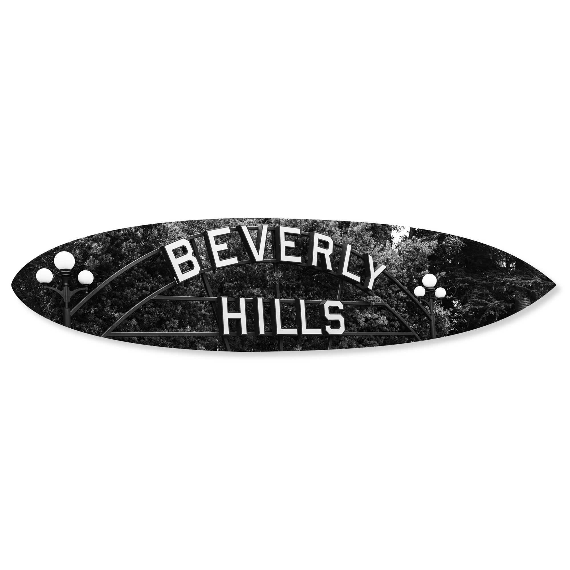Beverly Hills Sign Surfboard