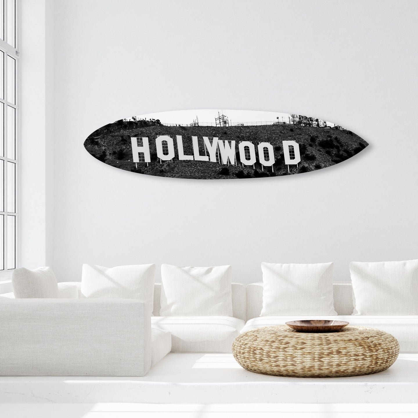 Hollywood Sign Surfboard