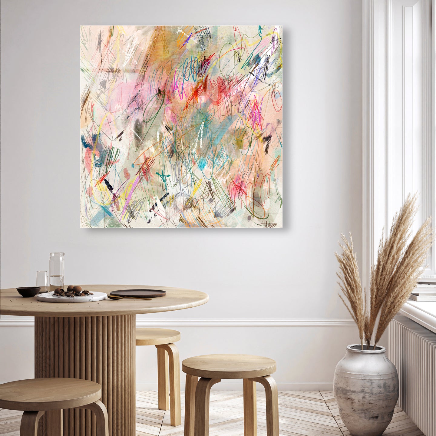 40x40/Acrylic/Unframed