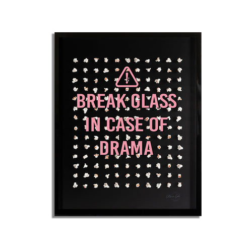 In Case of Drama - Framed 3D Art