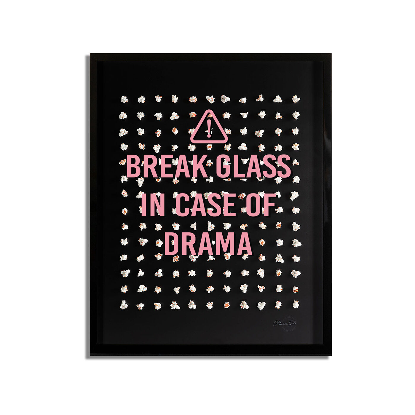 In Case of Drama - Framed 3D Art