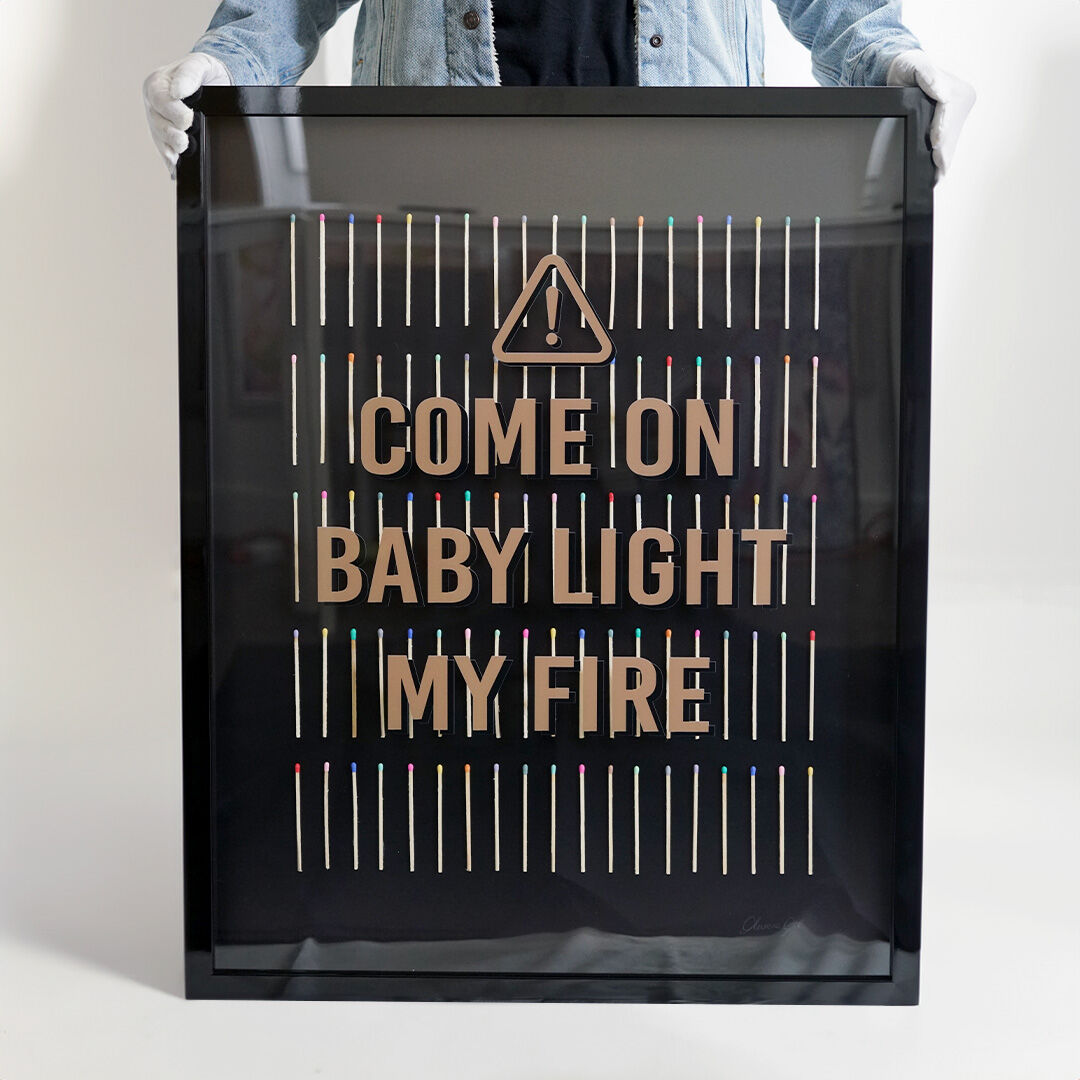 Light My Fire - Framed 3D Art