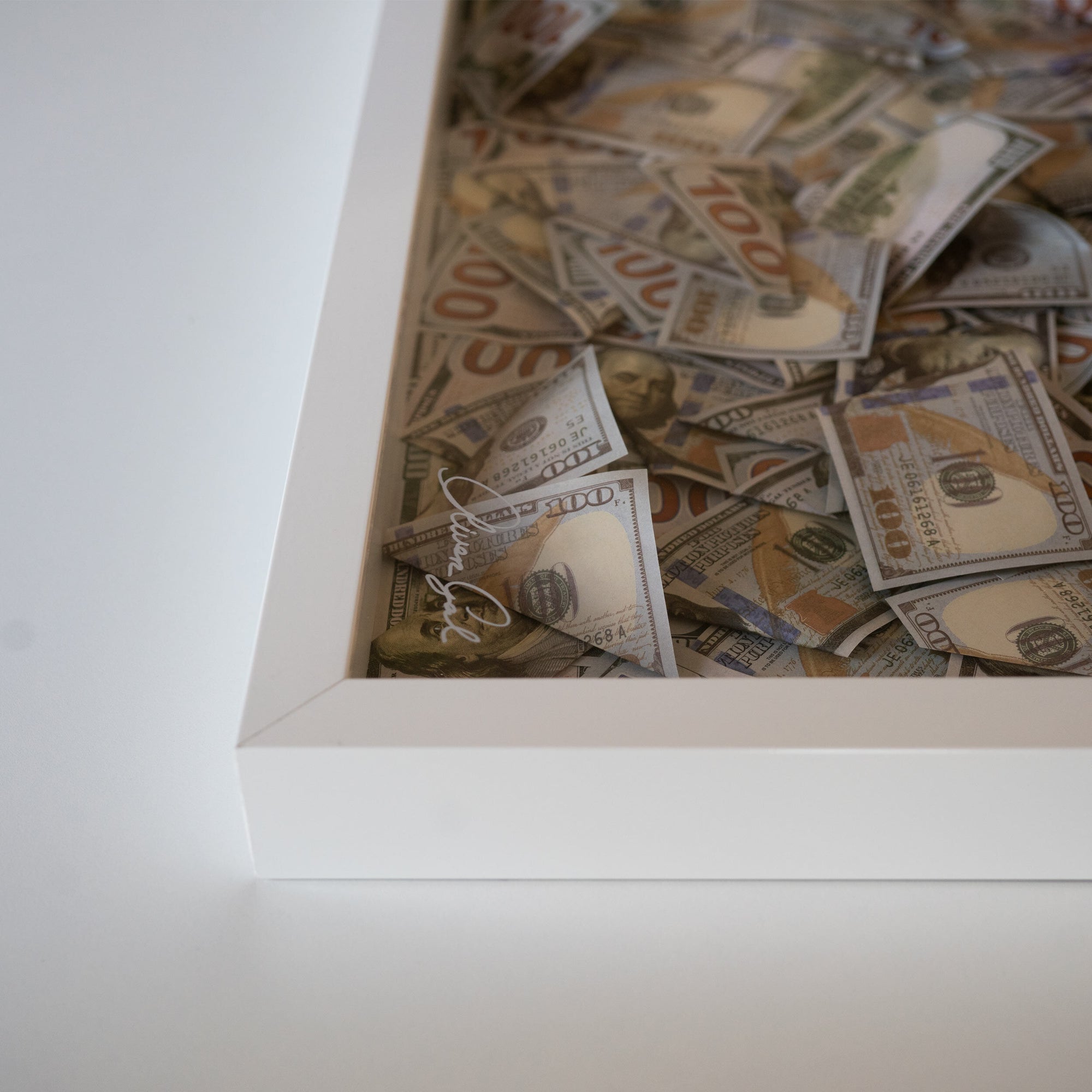 Emergency Money - Framed 3D Art