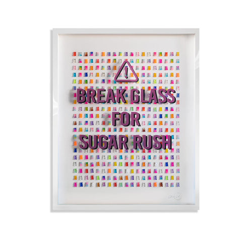 Sugar Rush - Framed 3D Art