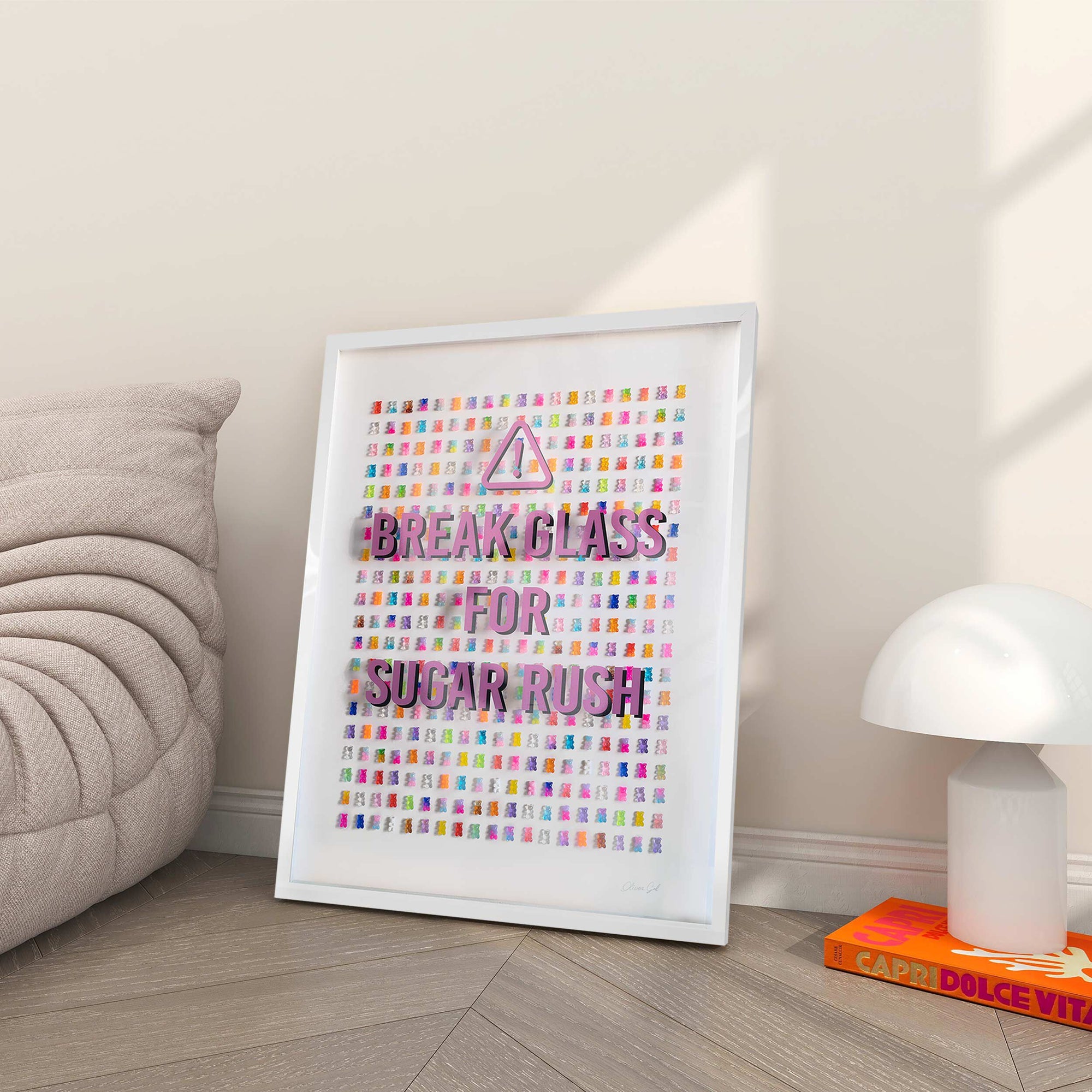 Sugar Rush - Framed 3D Art