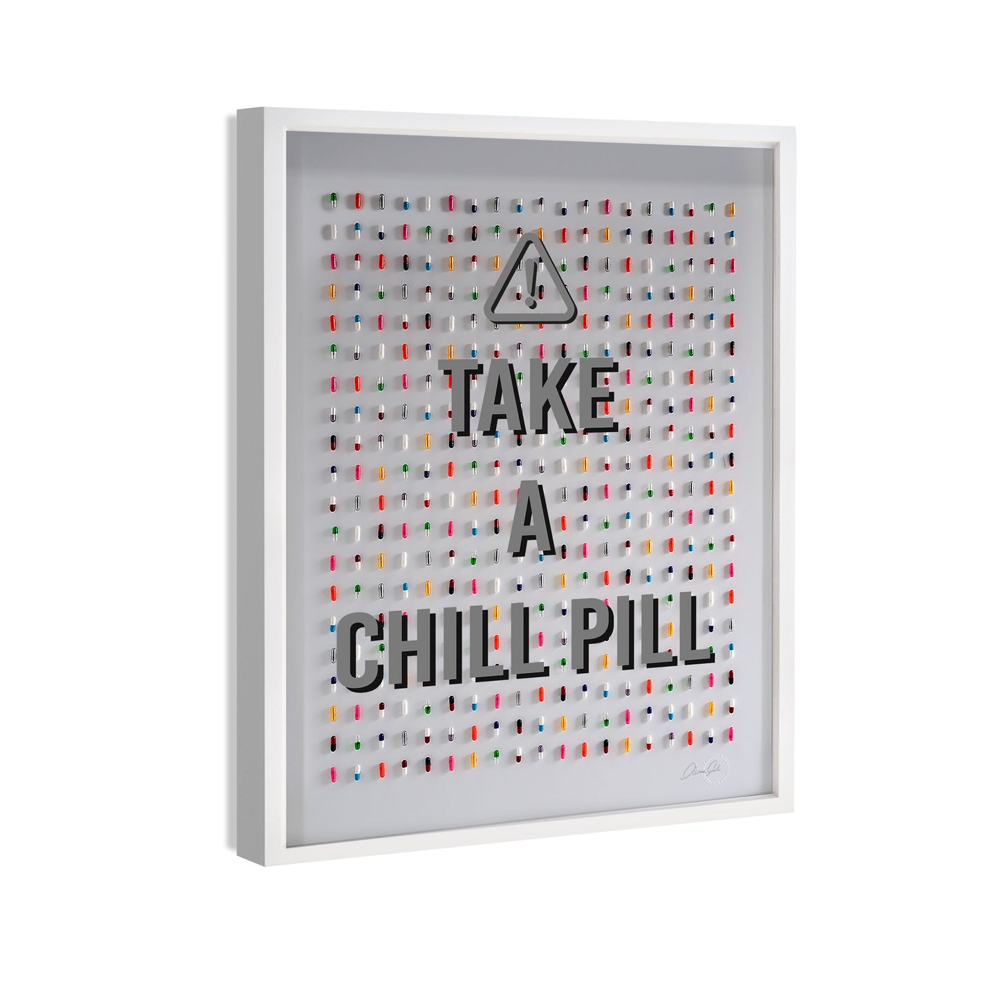 Chill Pill - Framed 3D Art