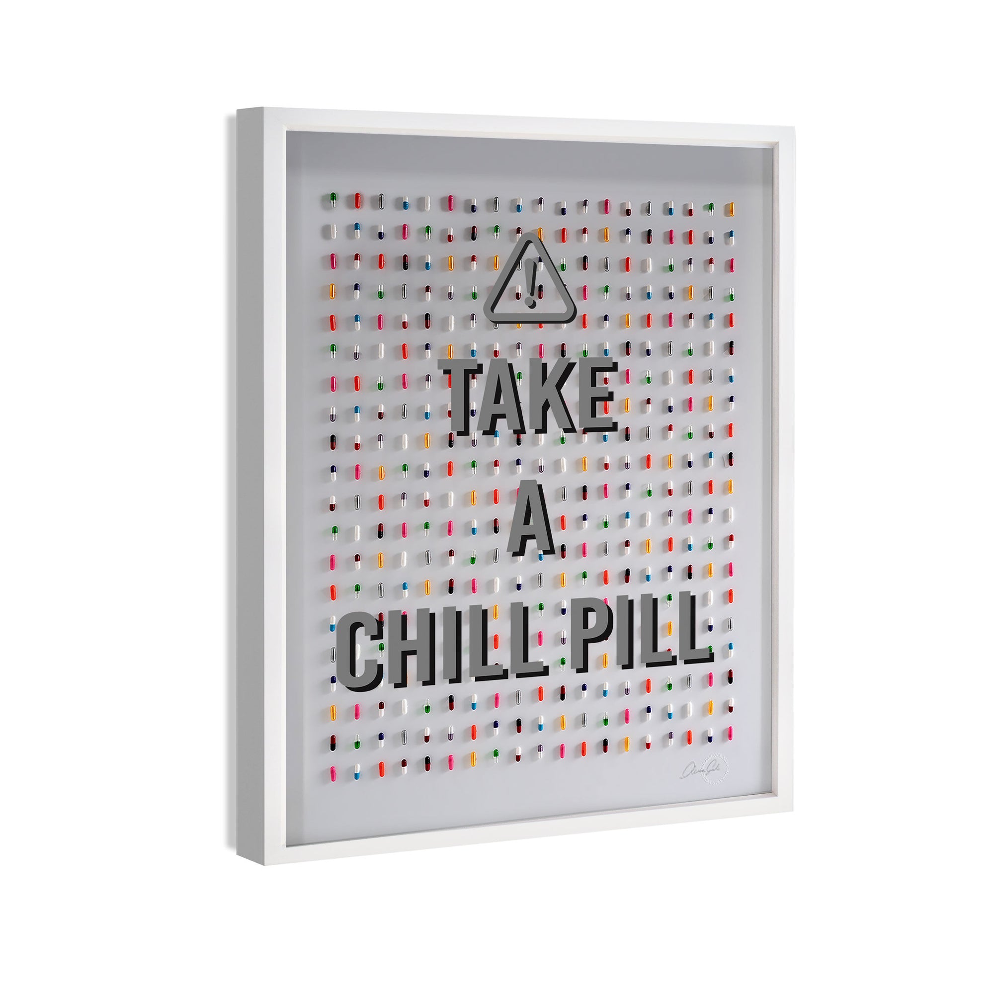 Chill Pill - Framed 3D Art