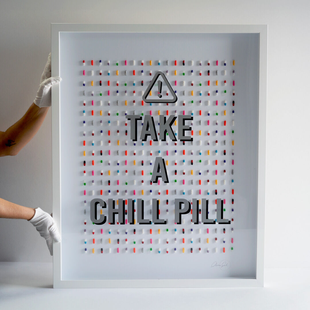 Chill Pill - Framed 3D Art