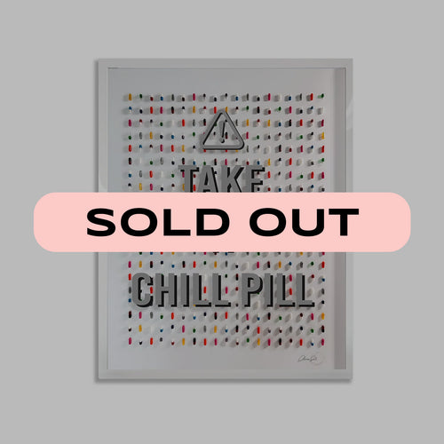 Chill Pill - Framed 3D Art