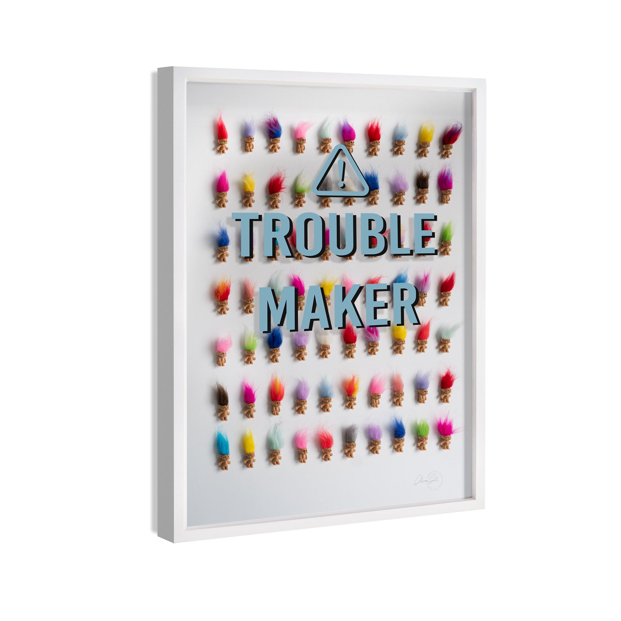 Trouble Maker - Framed 3D Art